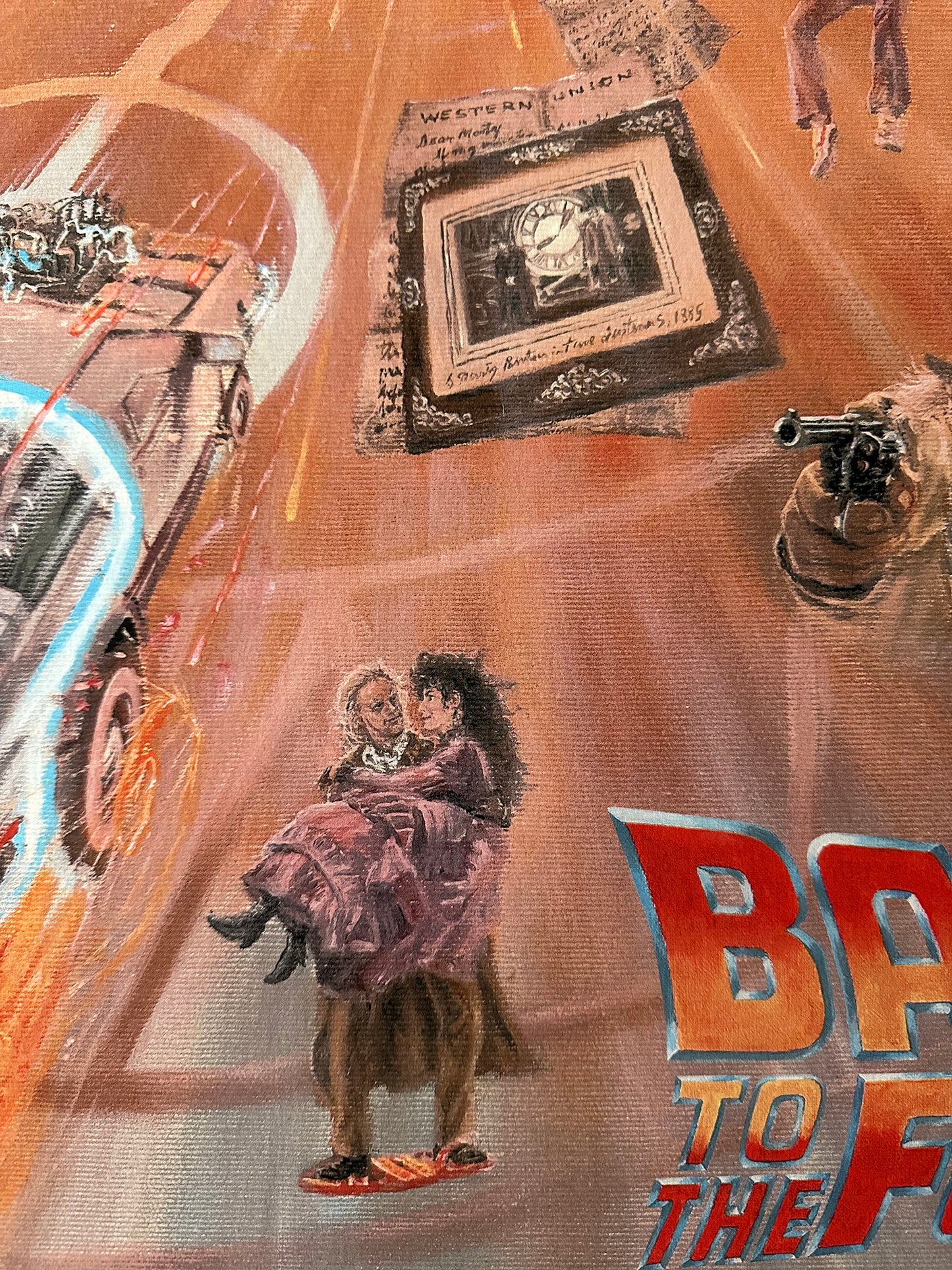 Gustavo Barroni - Back to the Future III 24x36 movie poster - detail image 6
