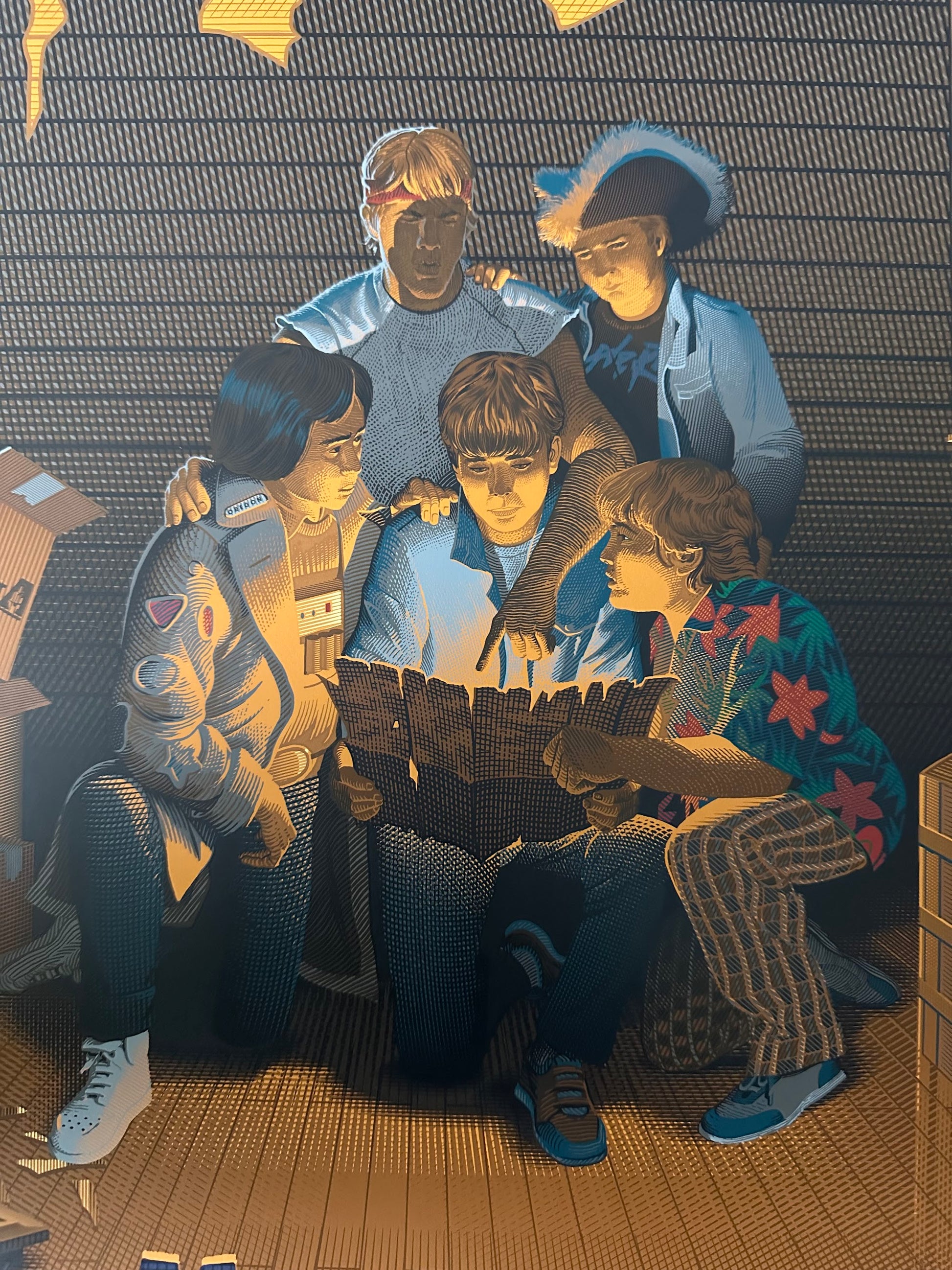 Laurent Durieux - The Goonies 24x36 movie poster - detail image 2