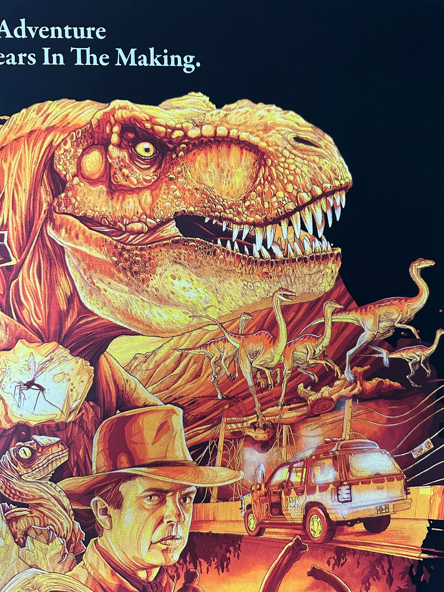 Tavo Montanez - Jurassic Park 24x36 movie poster - detail image 2