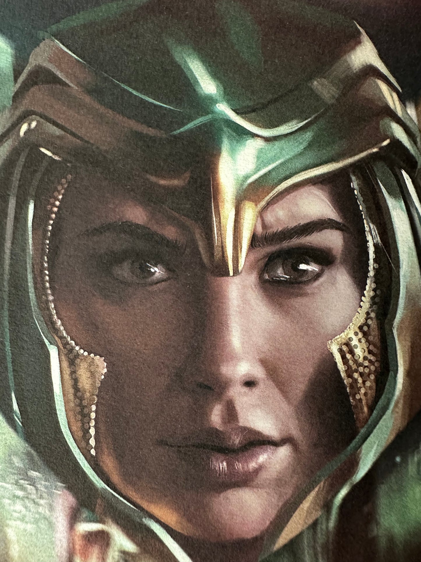 Ann Bembi - Wonder Woman 13x19 art print - detail image 5