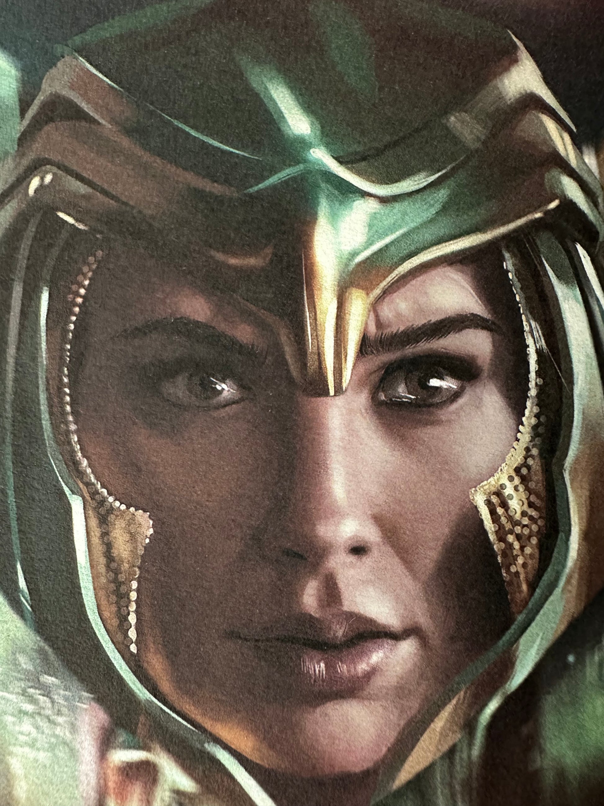 Ann Bembi - Wonder Woman 13x19 art print - detail image 5