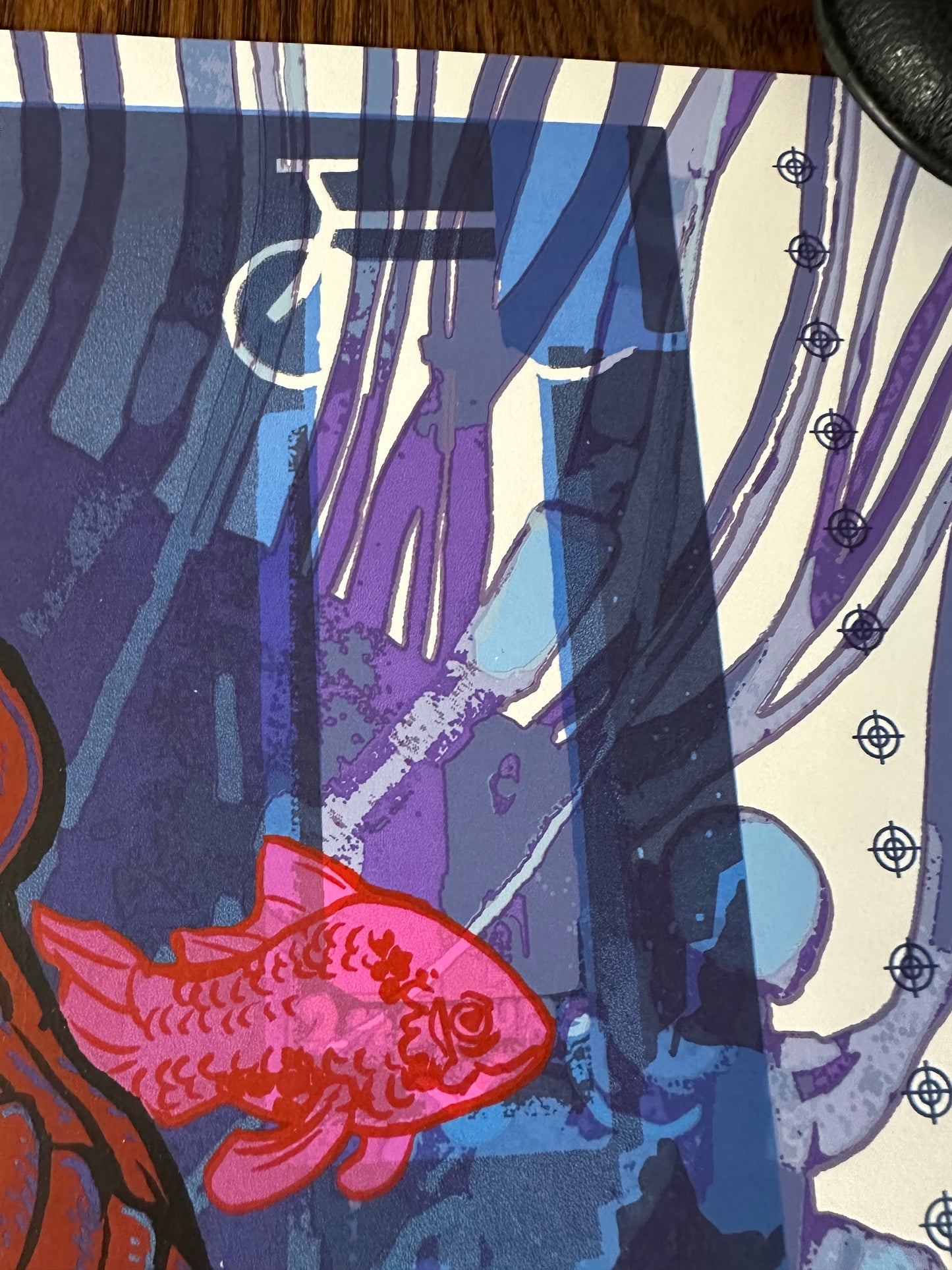 Tim Doyle - Bill Murray Life Aquatic Test Print 18x24 art print - detail image 6