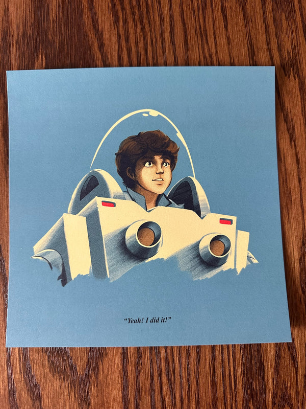 Matt Ferguson - Transformers Bot Shots Witwicky Portrait - 8x8 - Limited Edition Print