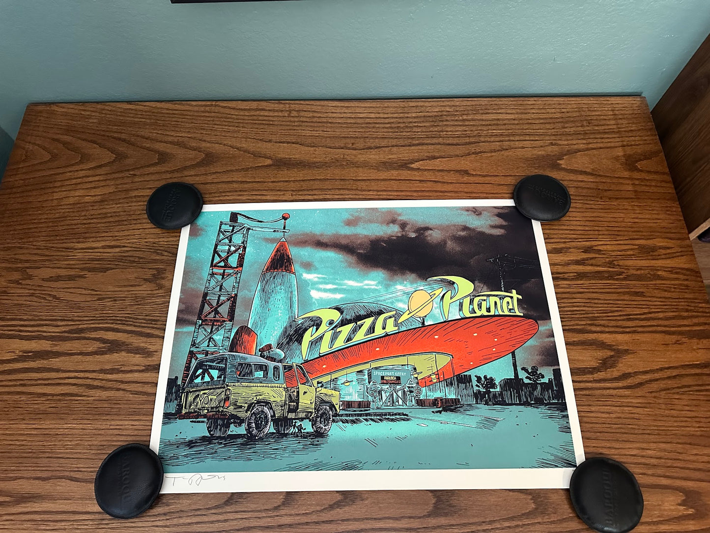Tim Doyle - Toy Story Pizza Planet 24x18 movie poster