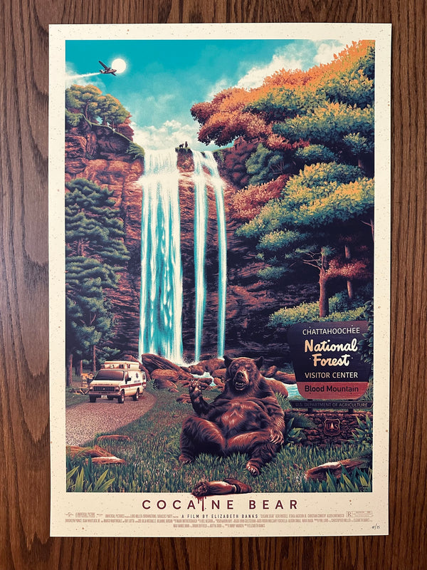 Tom Coupland - Cocaine Bear - 16x24 - Limited Edition Poster