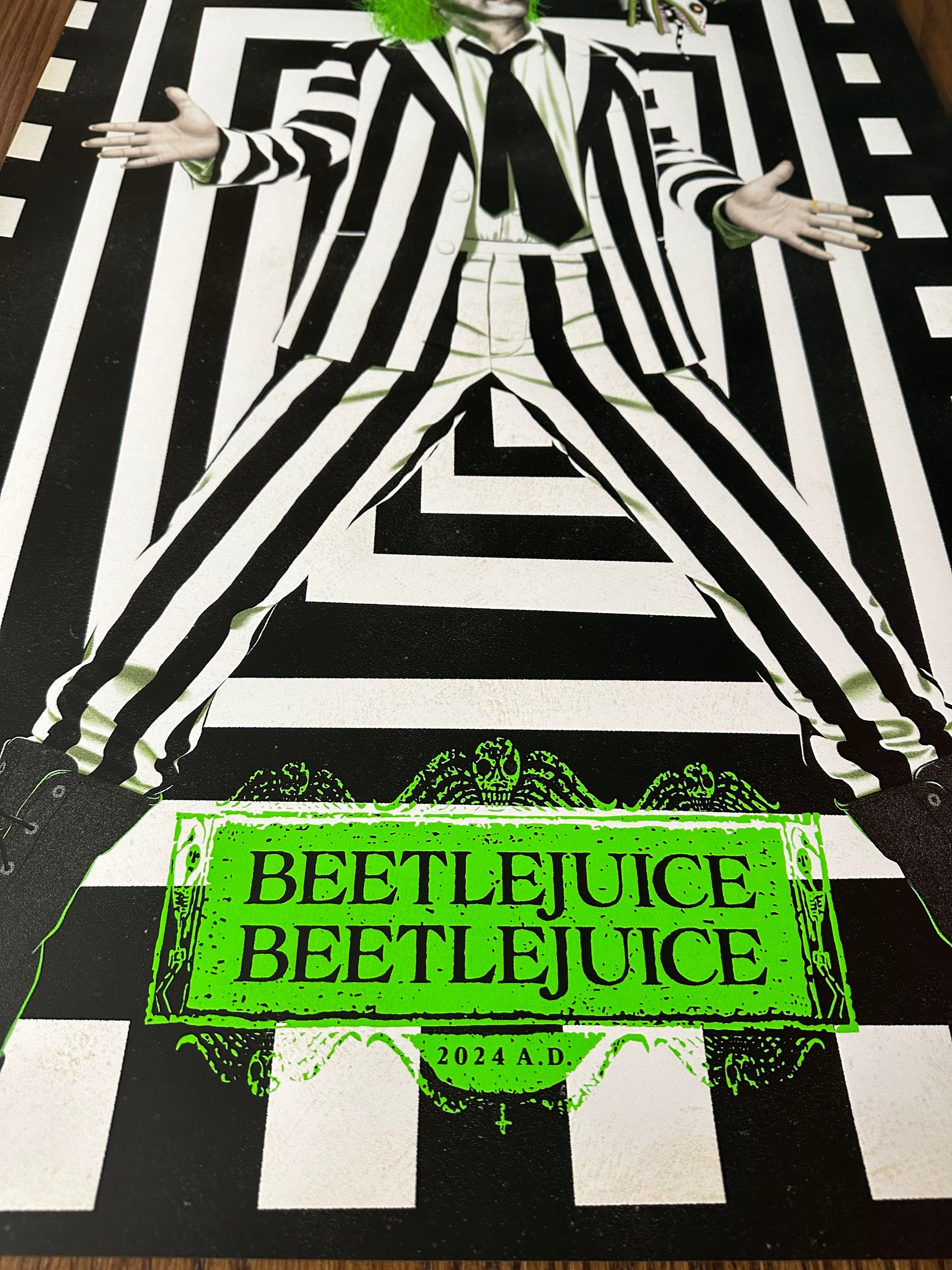 Jason Raish - Beetlejuice Beetlejuice 24x36 movie poster - detail image 5