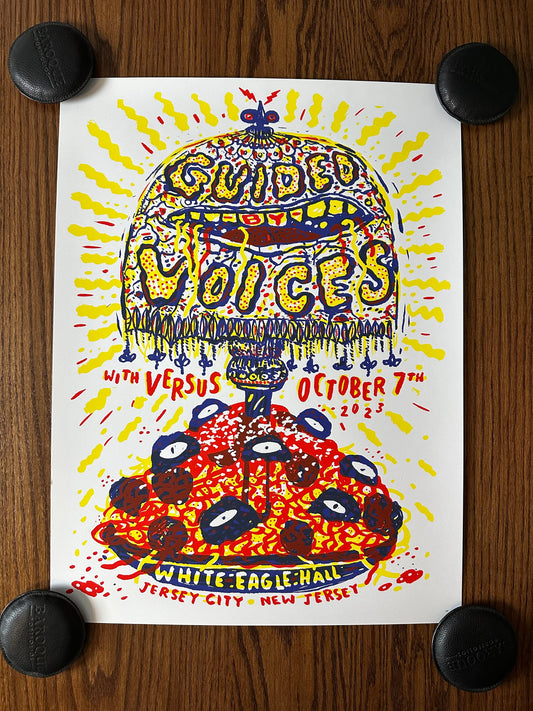 Bubble Process - Guided by Voices Gig Poster 18x24 art print