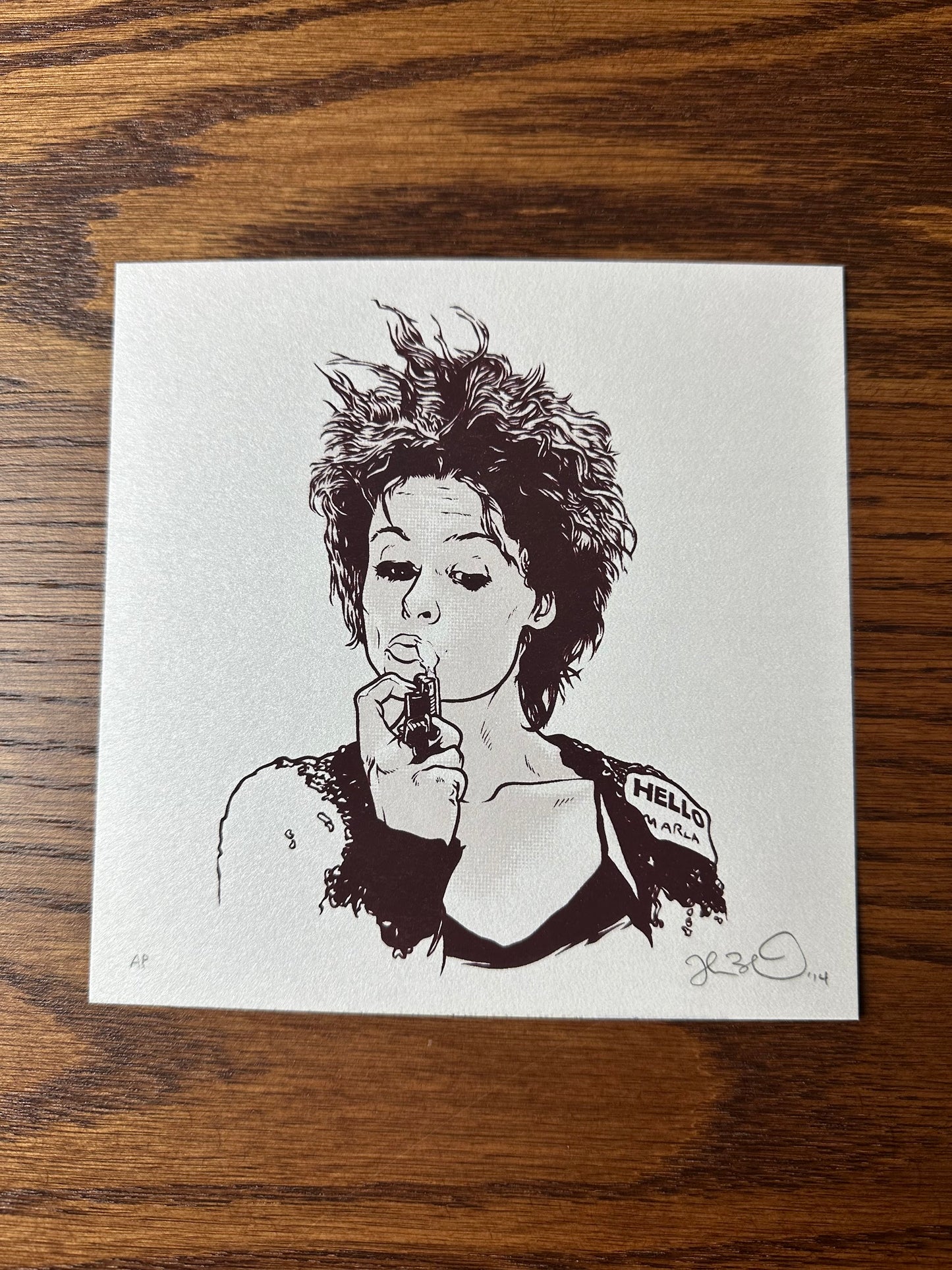 Joshua Budich - Fight Club Marla 6x6 art print