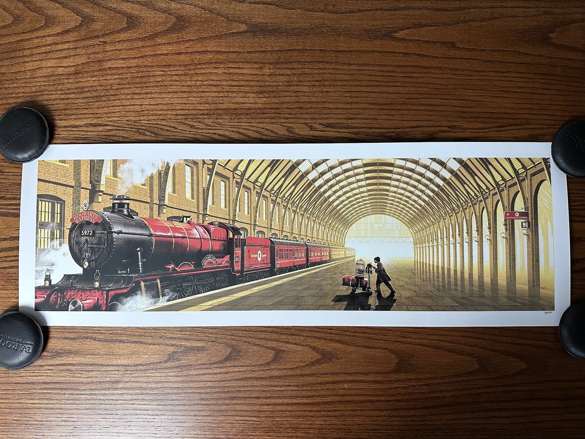Mark Englert - Harry Potter Platform 9 3/4 GID 36x12 movie poster