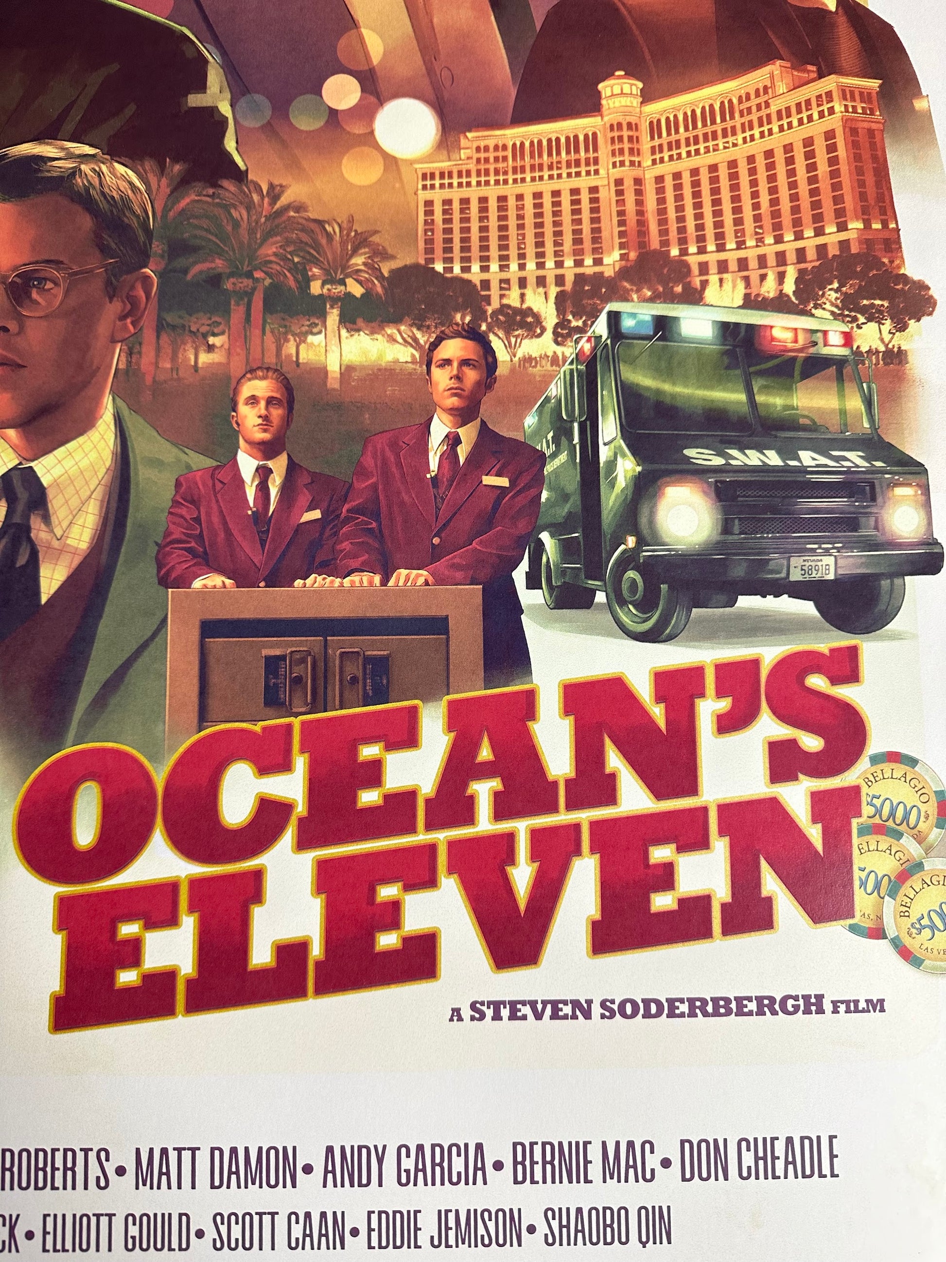 Aurelio Lorenzo - Oceans 11 24x36 movie poster - detail image 2