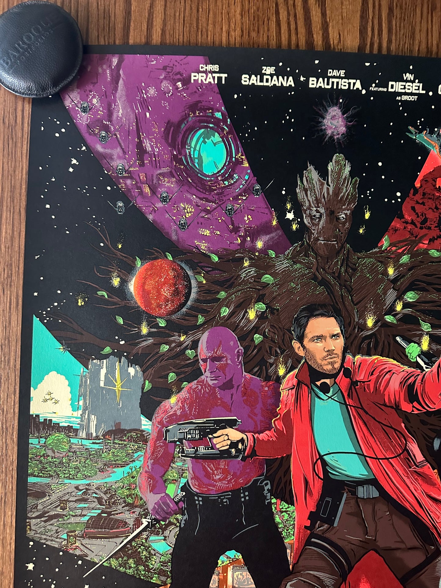 Raid71 - Guardians of the Galaxy 24x36 movie poster - detail image 2