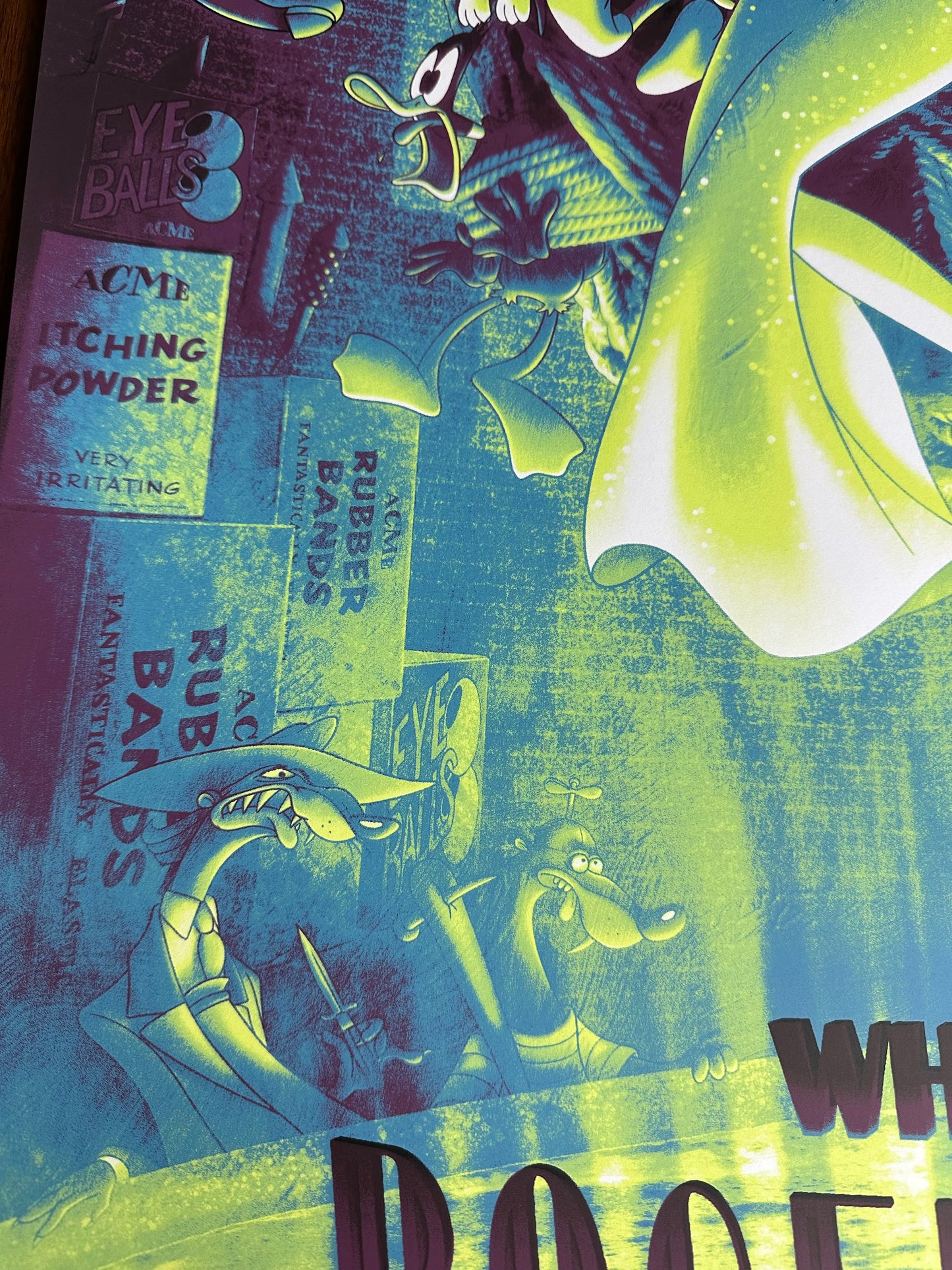 Kevin Wilson - Who Framed Roger Rabbit 24x36 movie poster - detail image 5