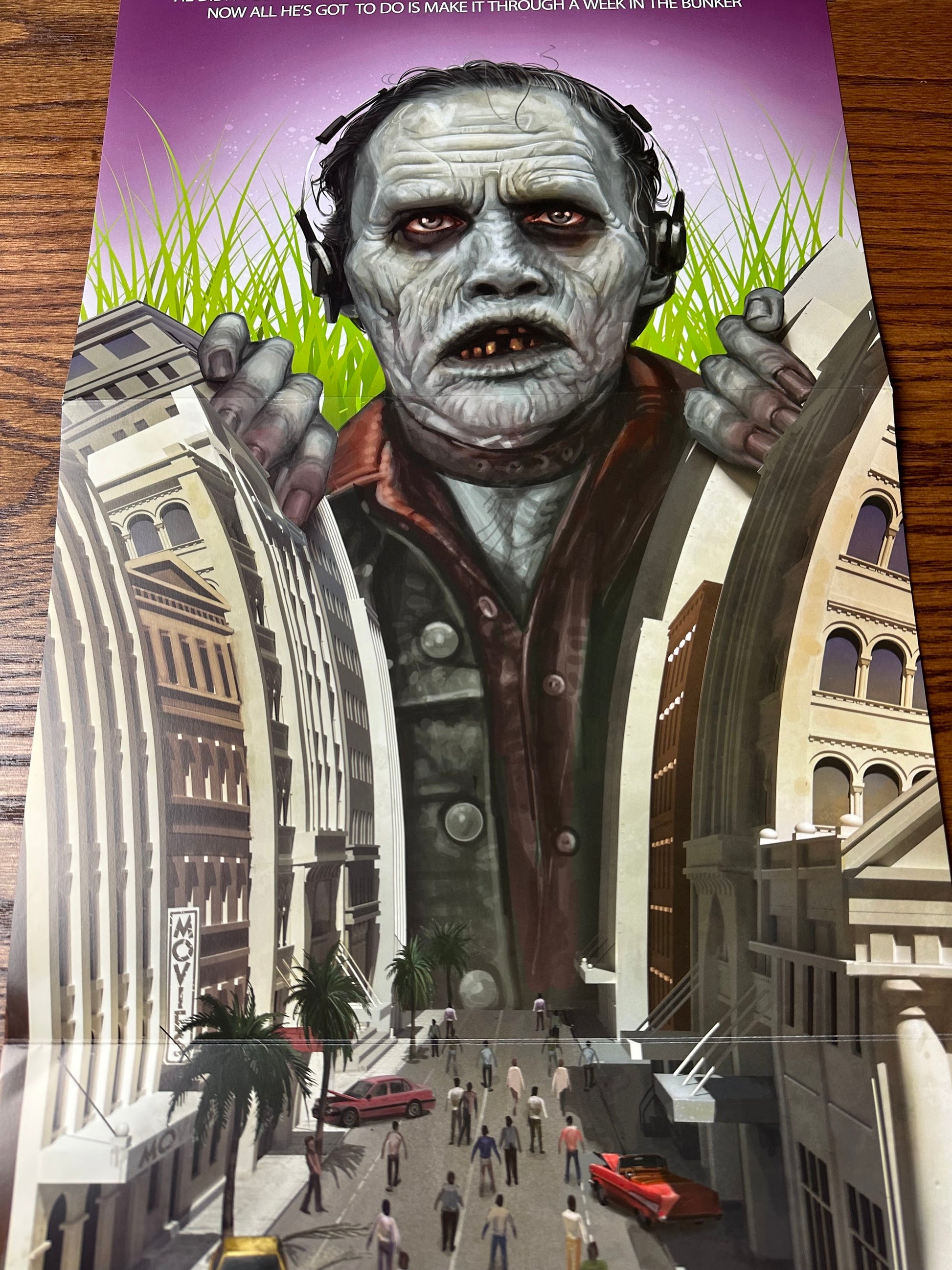 Unknown - Day of the Dead Crocodile Dundee 13x28 movie poster - detail image 3