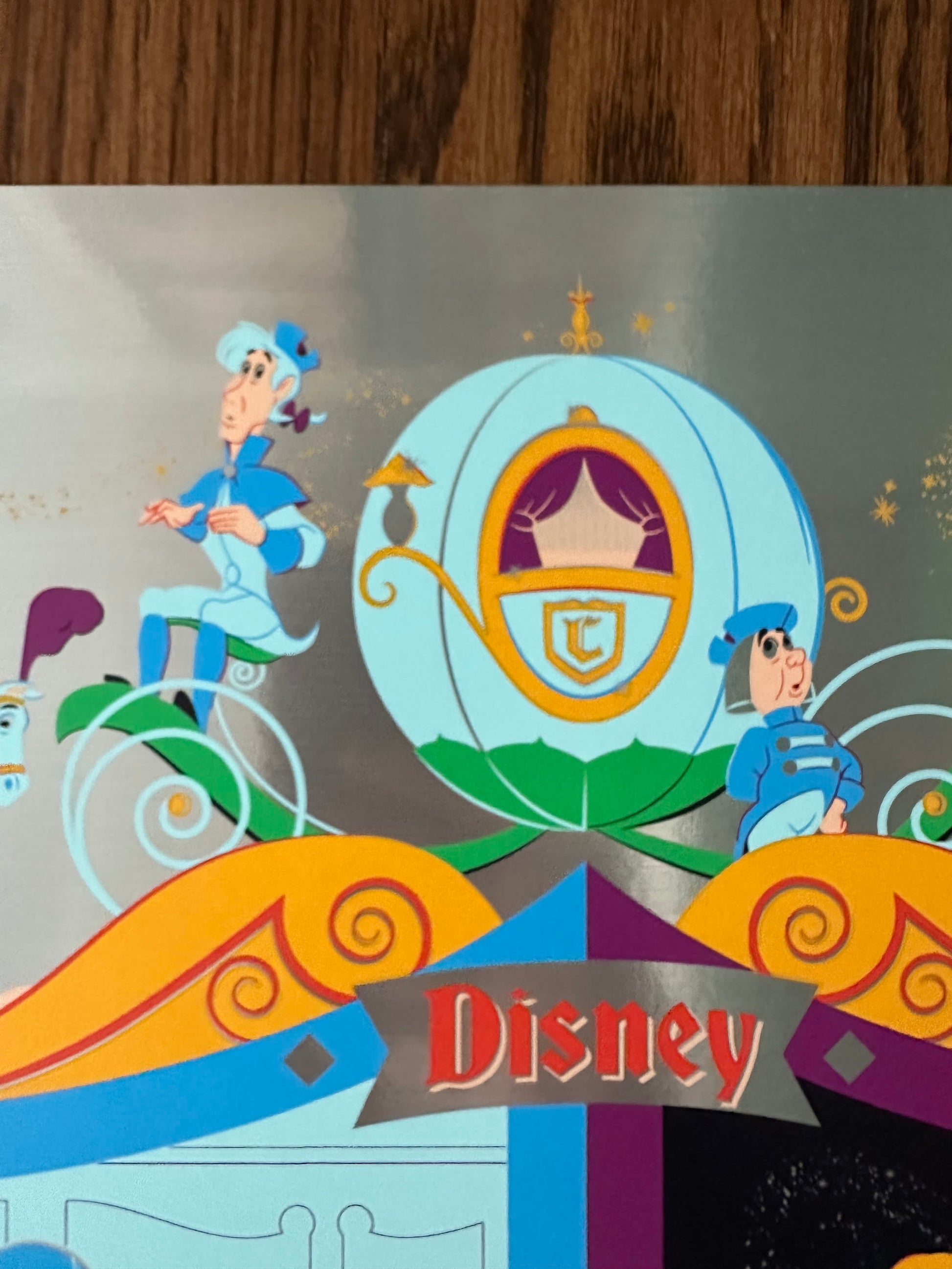 Dave Perillo - Disney Cinderella Foil 18x24 art print - detail image 2