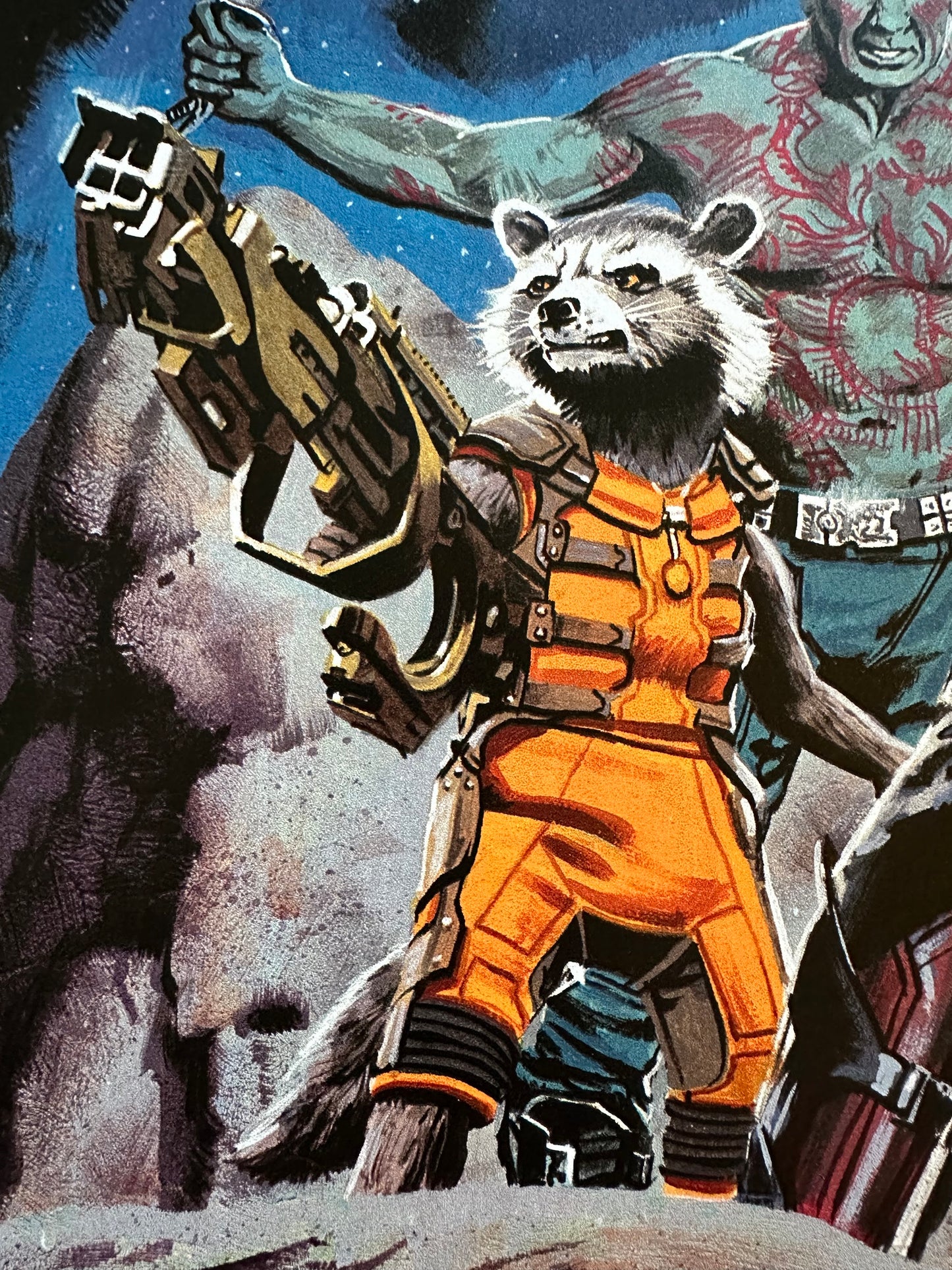 Paul Mann - Guardians of the Galaxy Black 24x36 movie poster - detail image 7