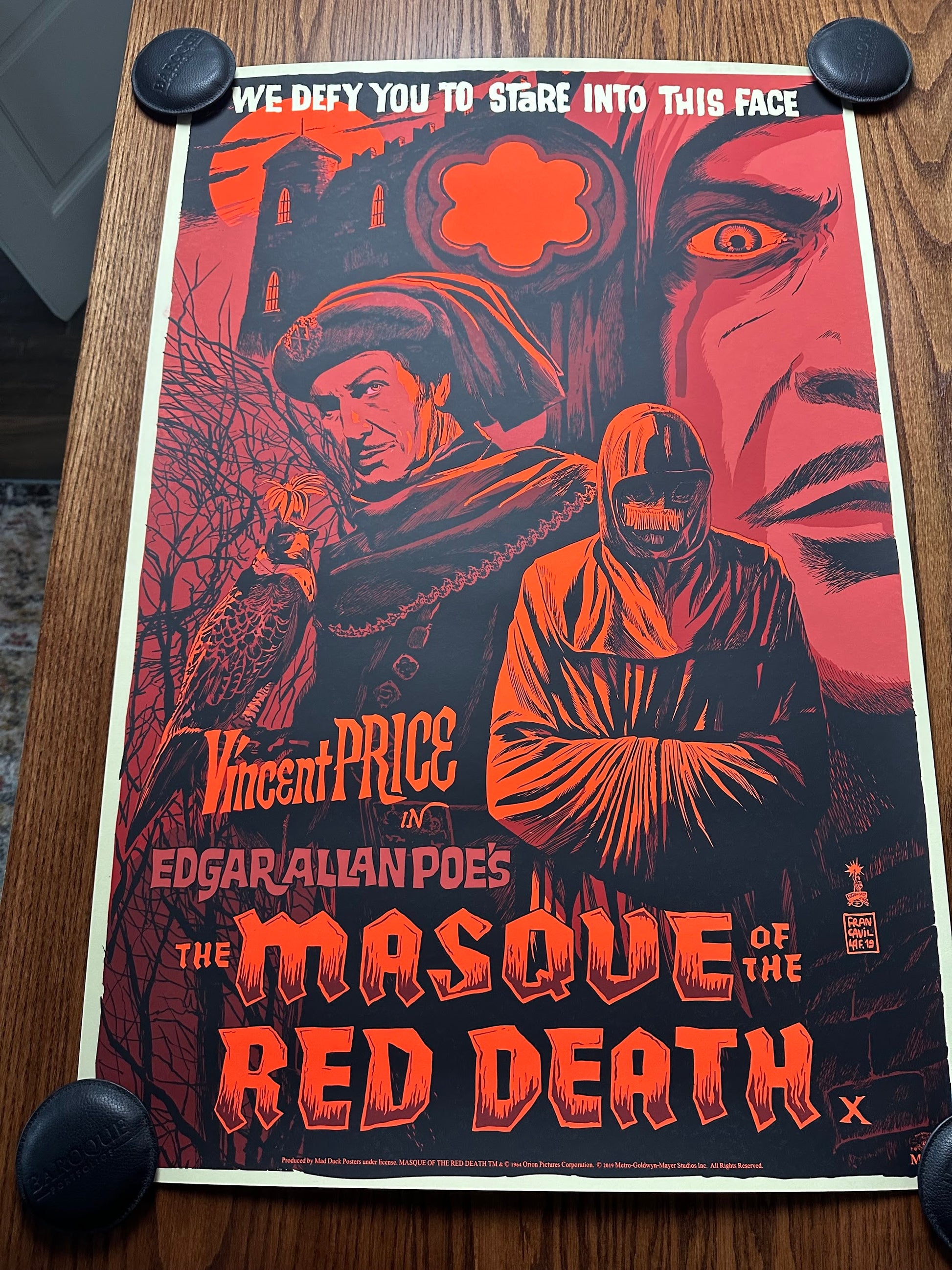 Francesco Francavilla - Masque of the Red Death 24x36 movie poster