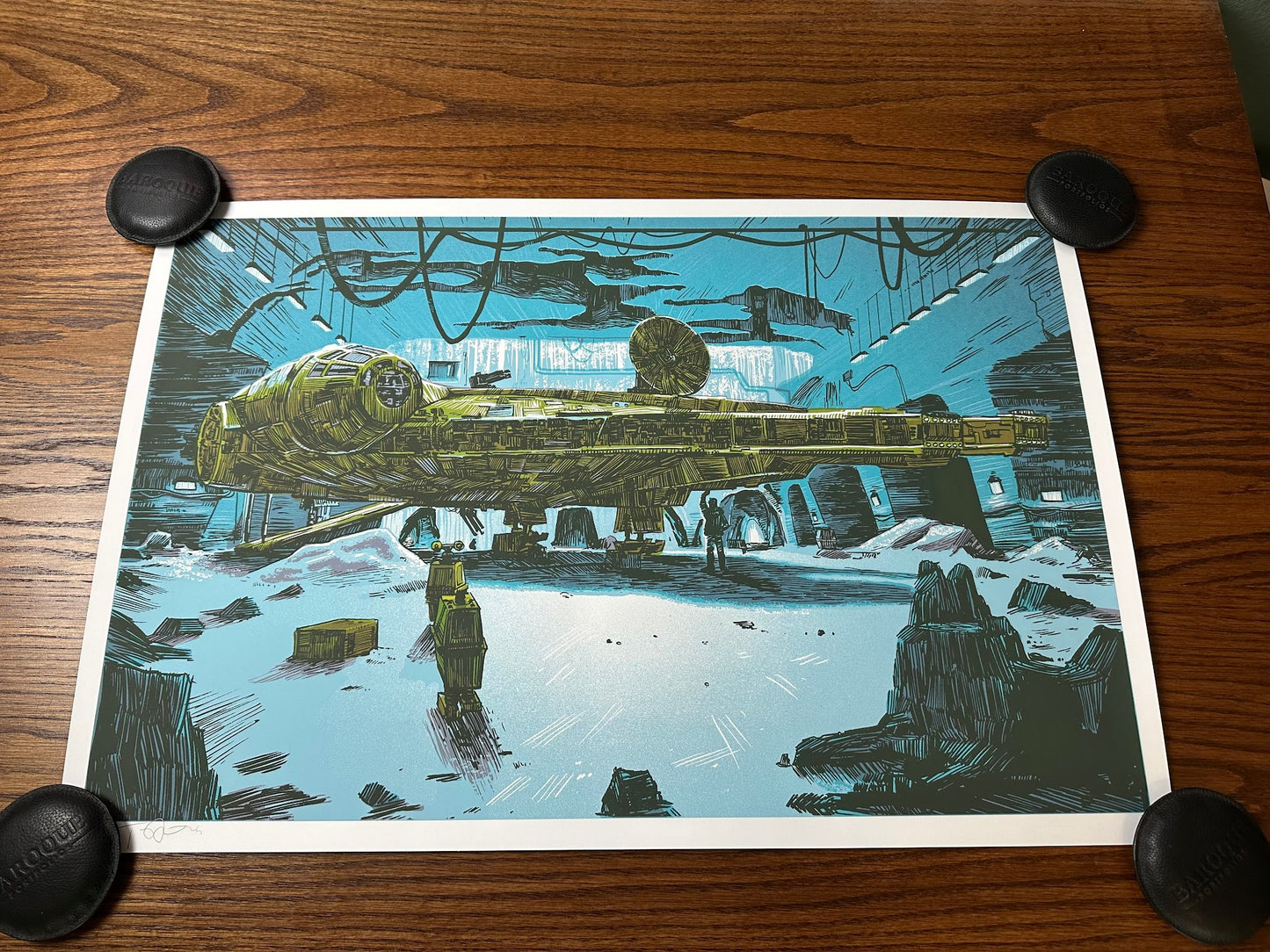 Tim Doyle - Star Wars Millennium Falcon 30x20 movie poster