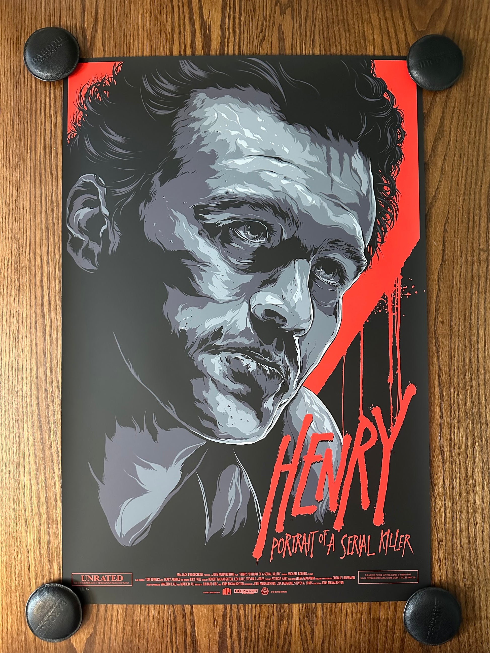 Ken Taylor - Henry: Portrait of a serial killer 24x36 movie poster
