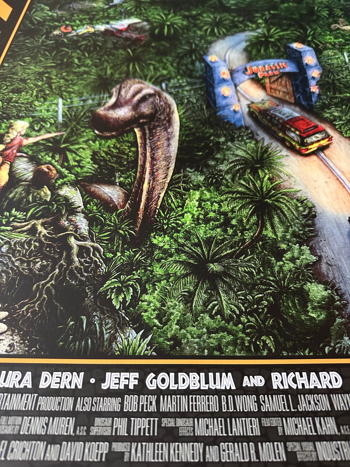 Jeff Murray - Jurassic Park Title Variant 24x36 movie poster - detail image 7