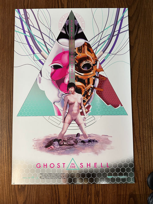 Alberto Reyes - Ghost in the Shell Foil Variant 24x36 movie poster