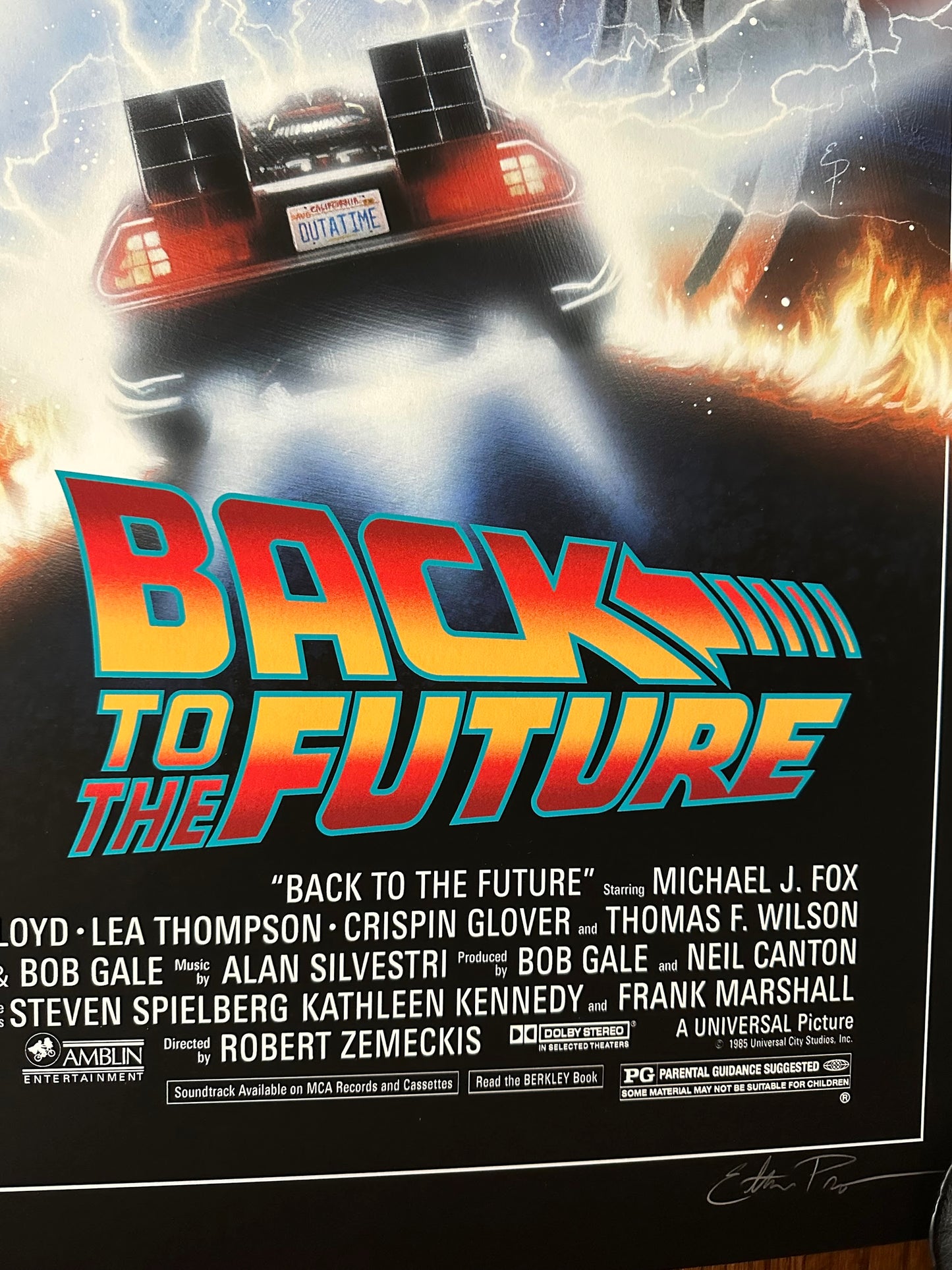 Ethan Pro - Back to the Future 24x36 movie poster - detail image 5