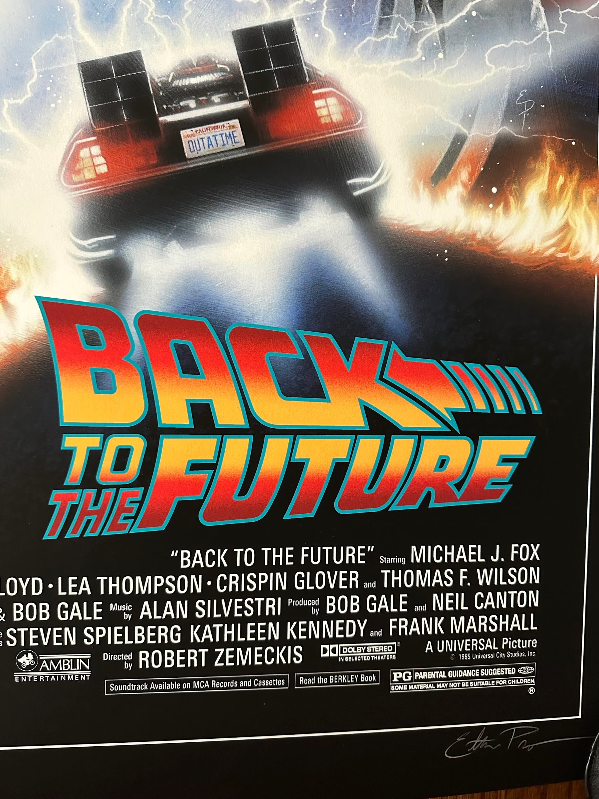 Ethan Pro - Back to the Future 24x36 movie poster - detail image 5