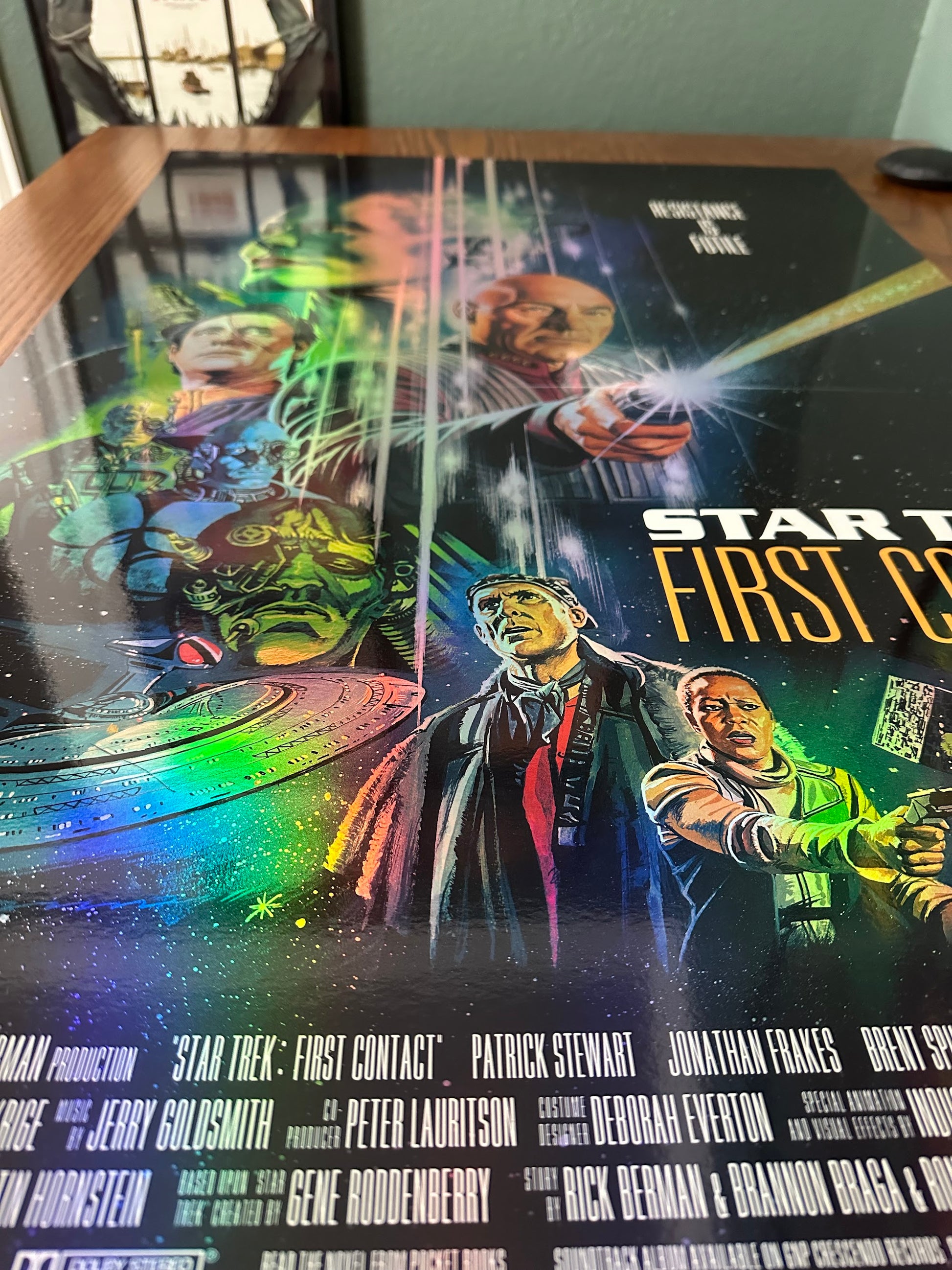 Paul Mann - Star Trek First Contact Foil Variant 24x36 movie poster - detail image 6