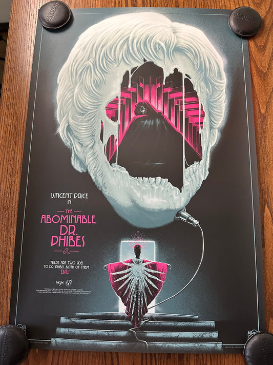 Matt Ryan Tobin - The Abominable Dr. Phibes 24x36 movie poster