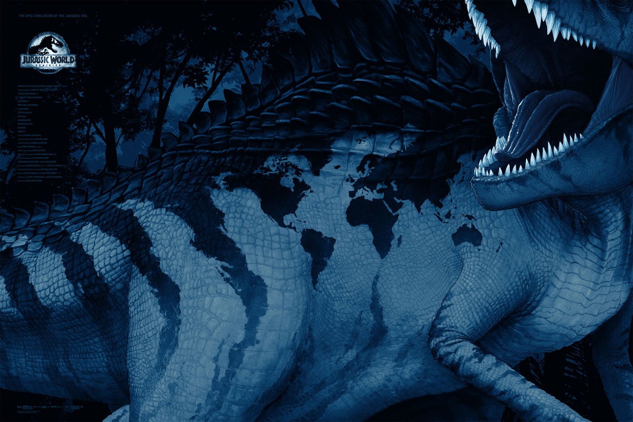 Phantom City Creative - Jurassic World Dominion Variant 36x24 movie poster - detail image 8