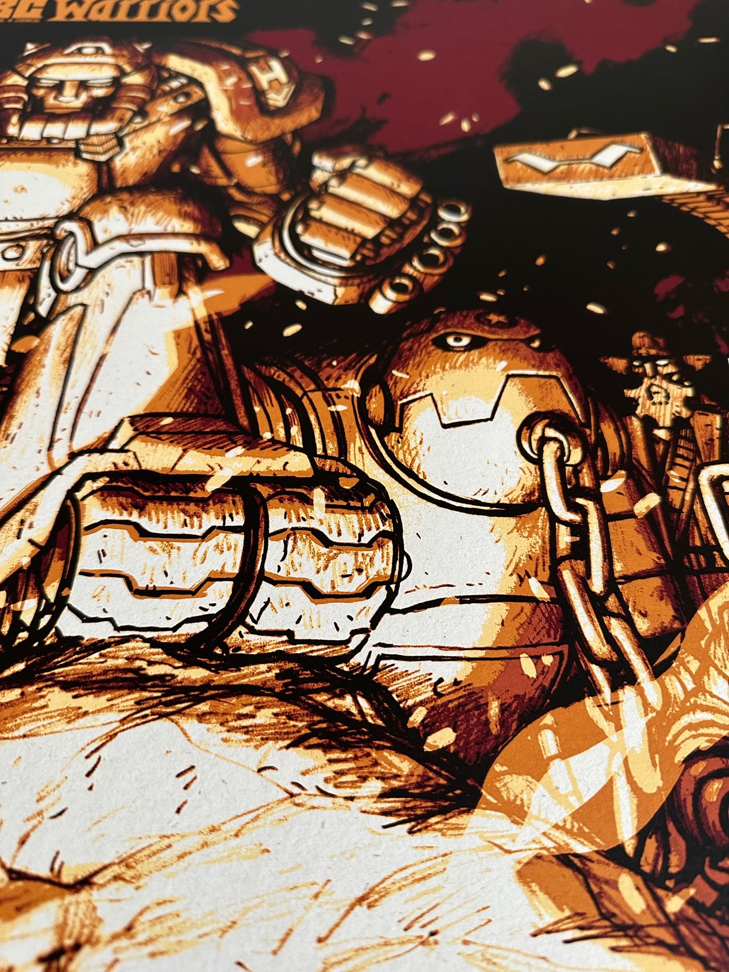 Nick Derington - ABC Warriors 50x70cm movie poster - detail image 6