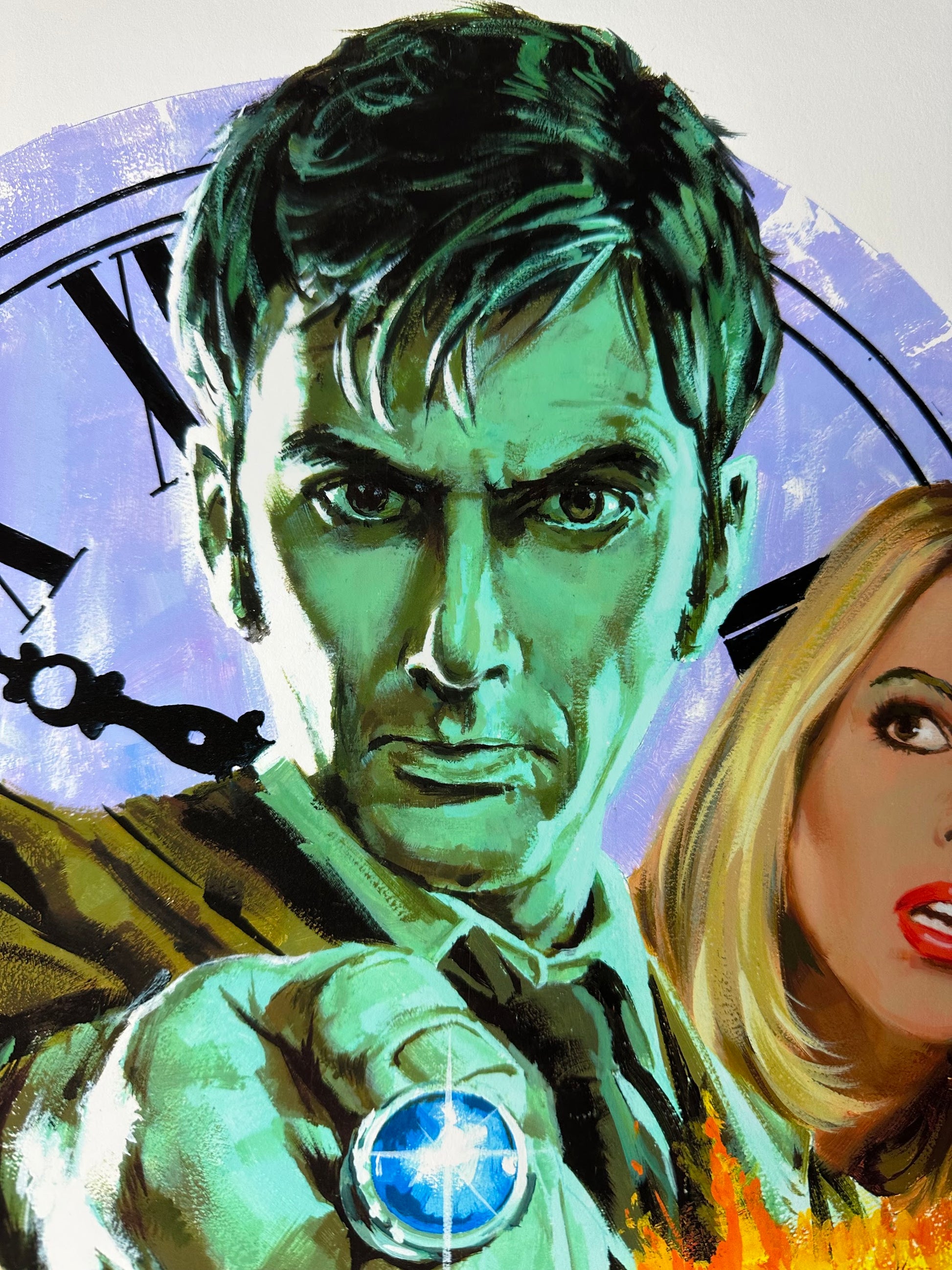 Paul Mann - Doctor Who Variant 36x24 movie poster - detail image 3