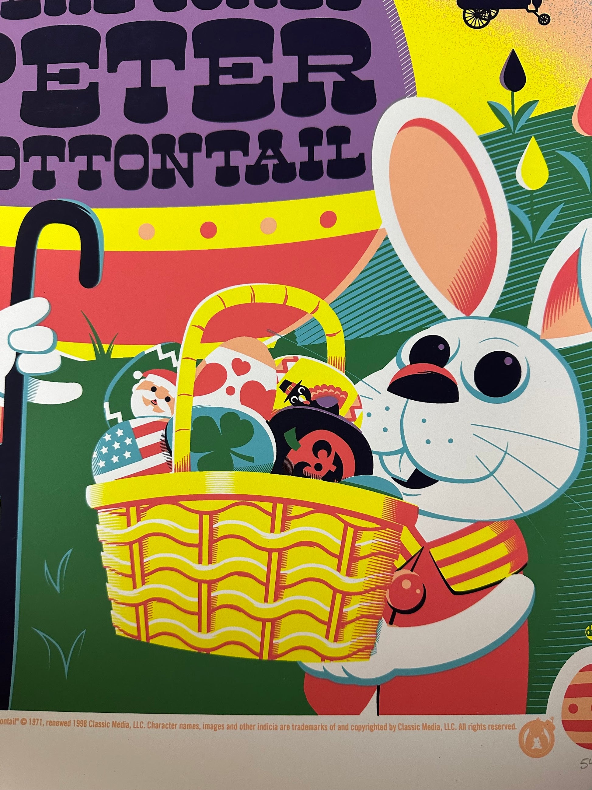 Dave Perillo - Here Comes Peter Cottontail 18x24 movie poster - detail image 6