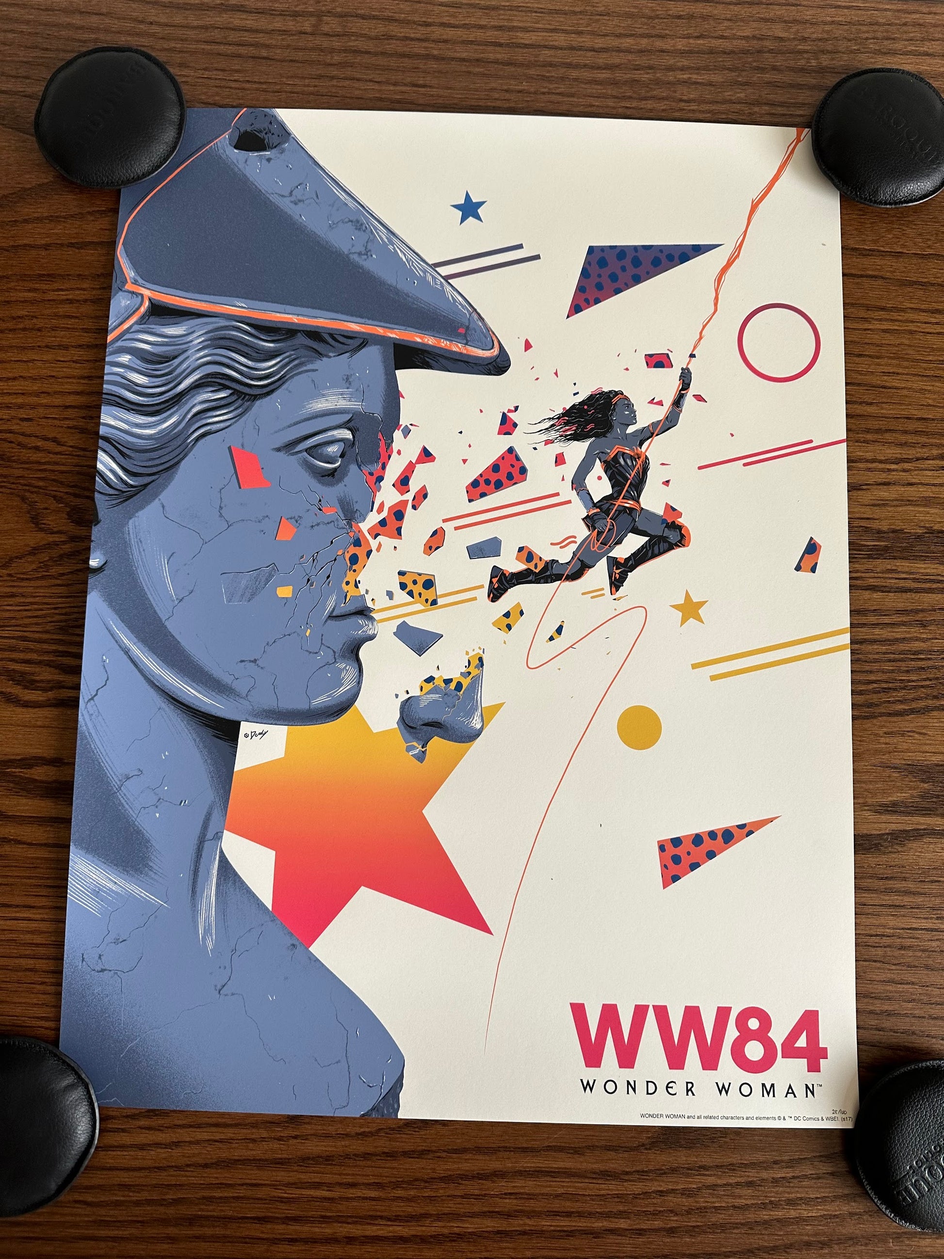 Doaly - Wonder Woman 84 Variant 18x24 movie poster