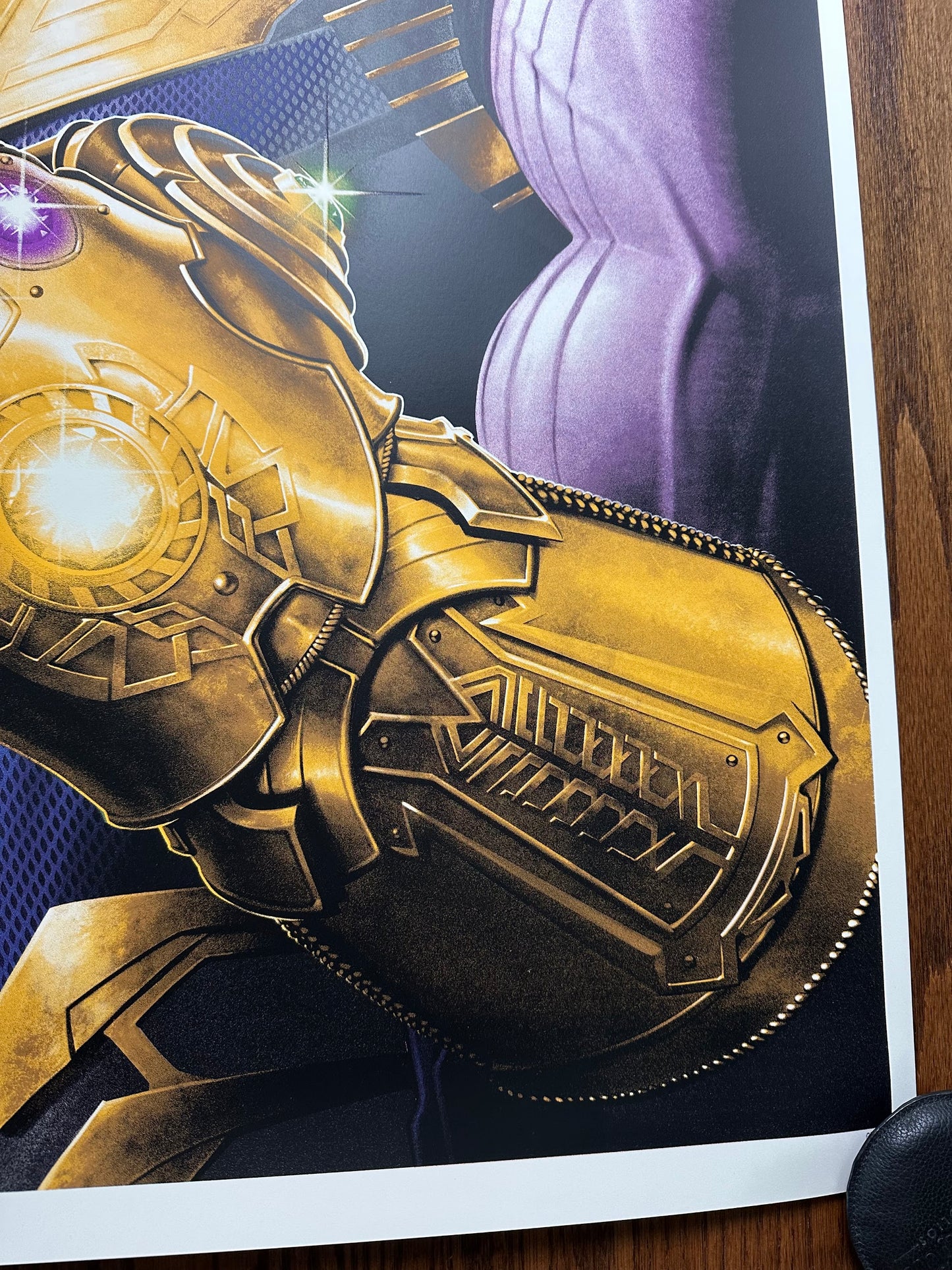 Phantom City Creative - Thanos Infinity Gauntlet 24x36 movie poster - detail image 5