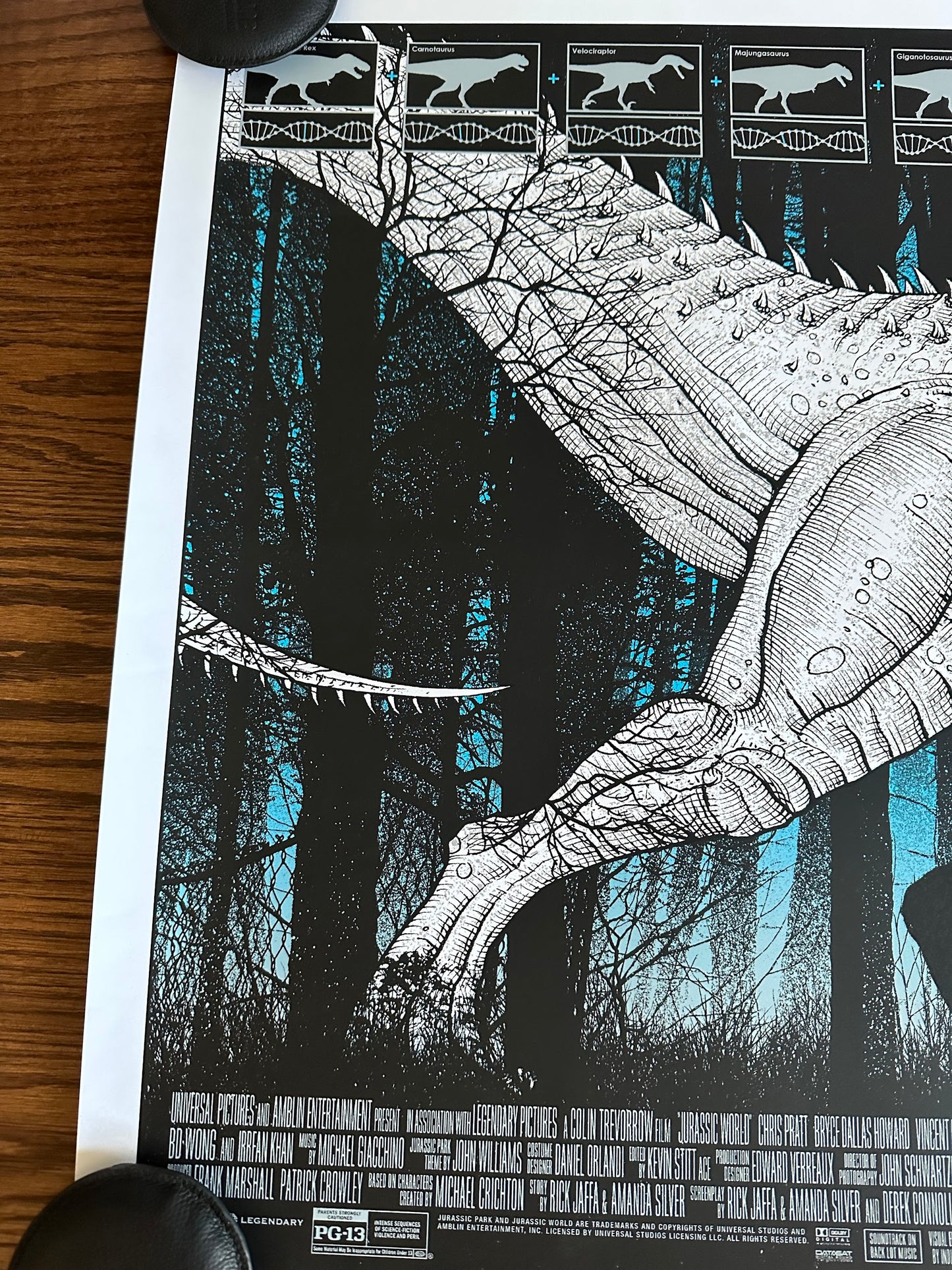 Dan Mcarthy - Jurassic World 36x24 movie poster - detail image 7