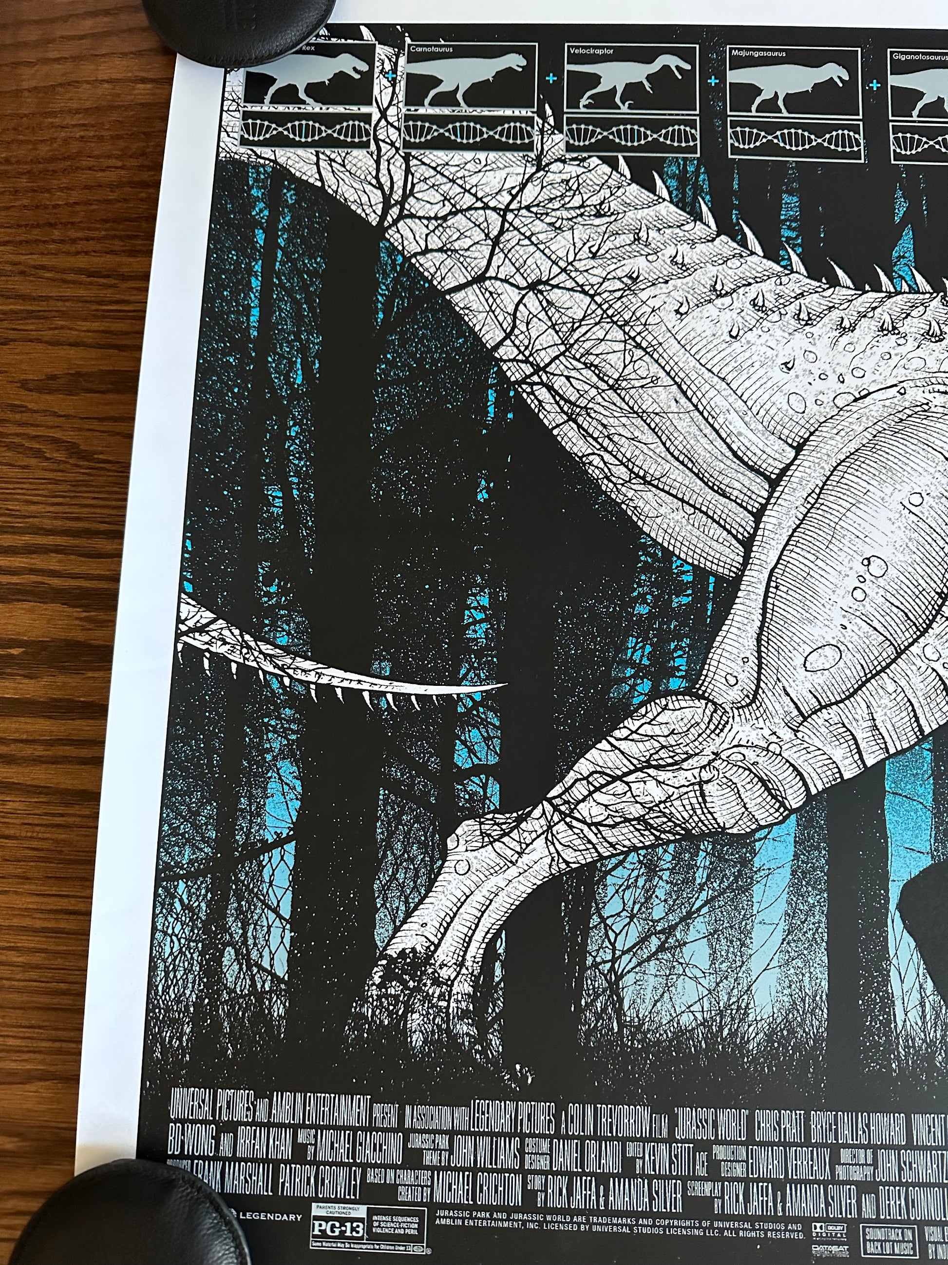 Dan Mcarthy - Jurassic World 36x24 movie poster - detail image 7