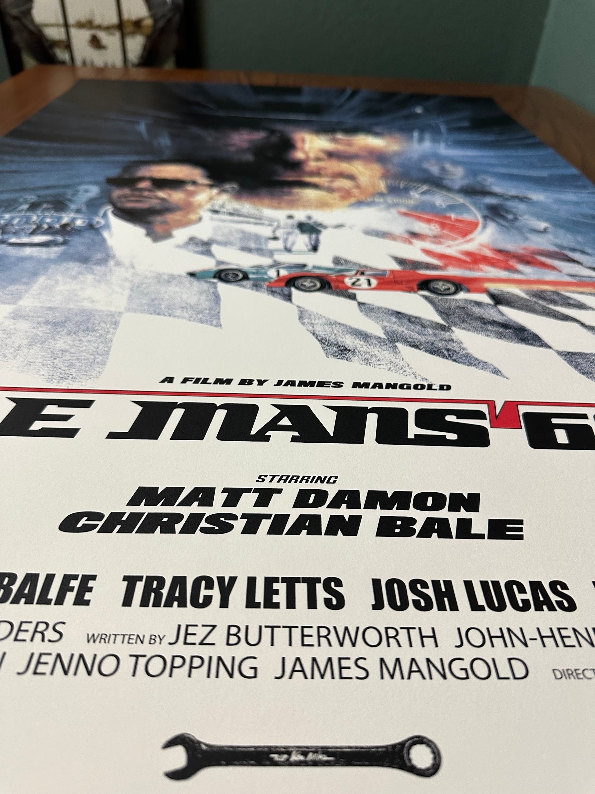 Hans Woody - Le Mans 66 Ford v Ferrari Variant 24x36 movie poster - detail image 6
