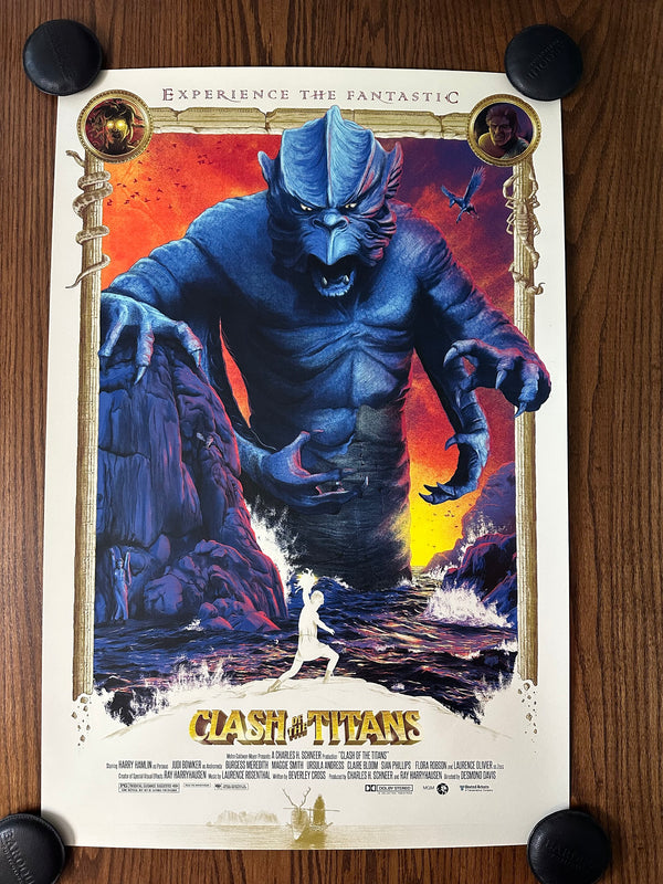 Mike Saputo - Clash of the Titans - 24x36 - Limited Edition Poster