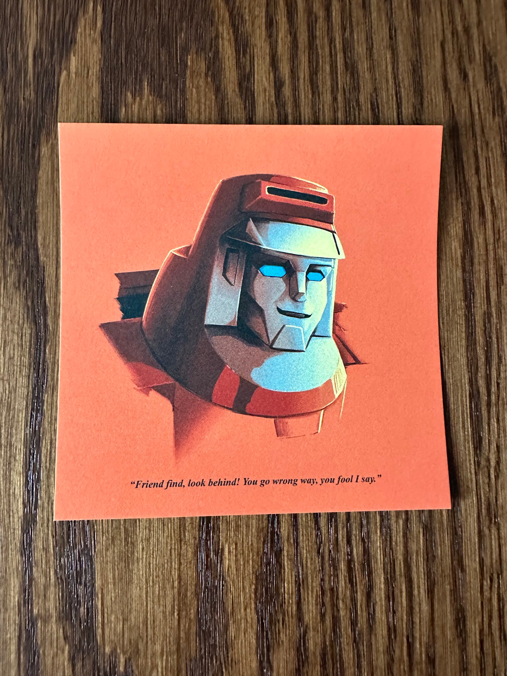 Matt Ferguson - Transformers Bot Shots 5x5 art print