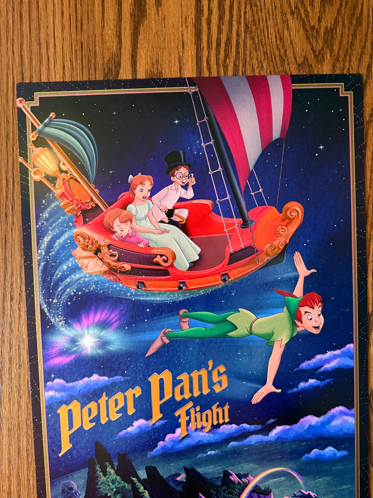 Kevin Wilson - Peter Pan's Flight - 12x24 - Limited Edition Poster