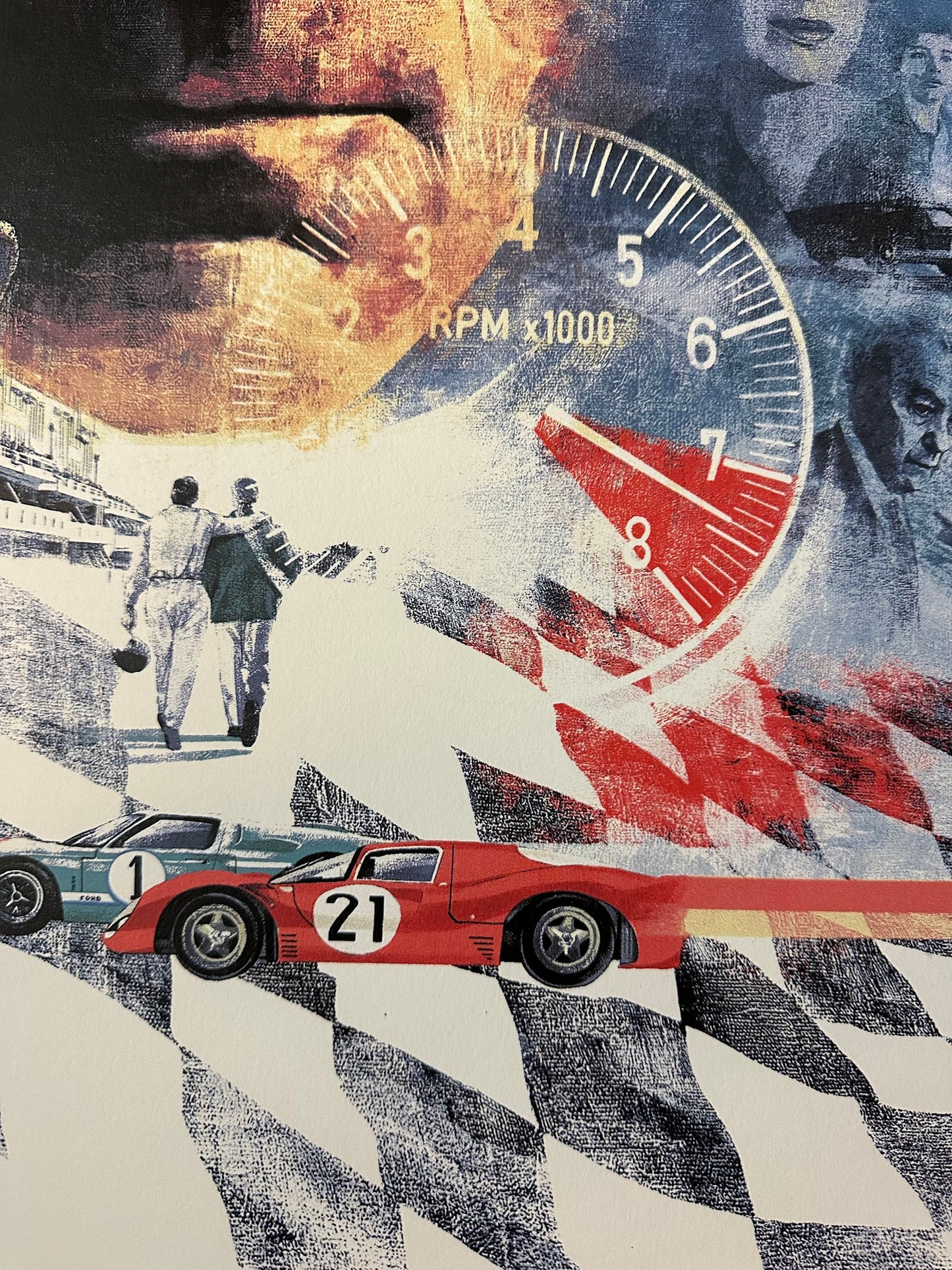 Hans Woody - Le Mans 66 Ford v Ferrari Variant 24x36 movie poster - detail image 4