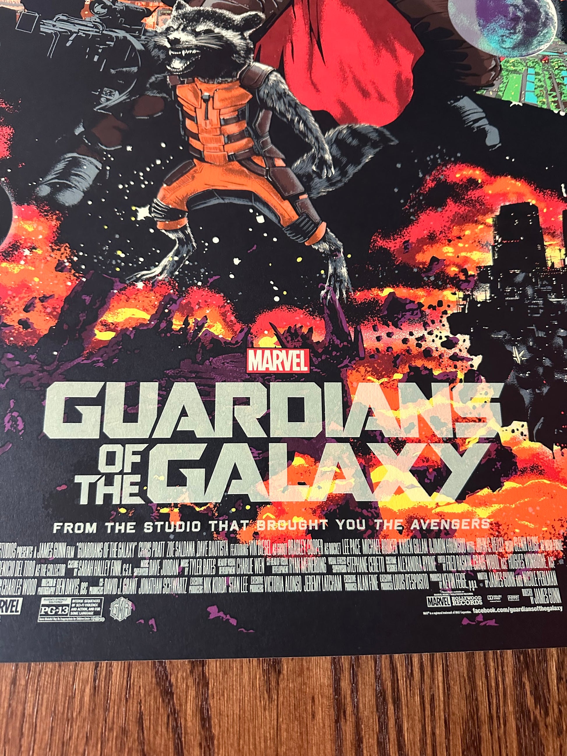 Raid71 - Guardians of the Galaxy 24x36 movie poster - detail image 6