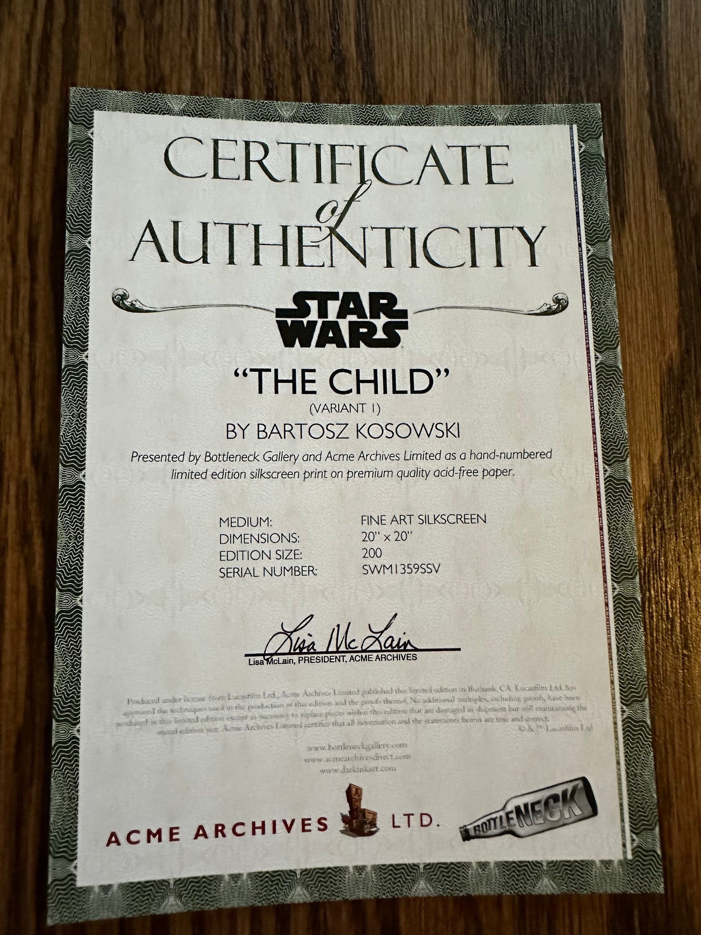 Bartosz Kosowski - The Child Variant (White) 20x20 movie poster - detail image 6