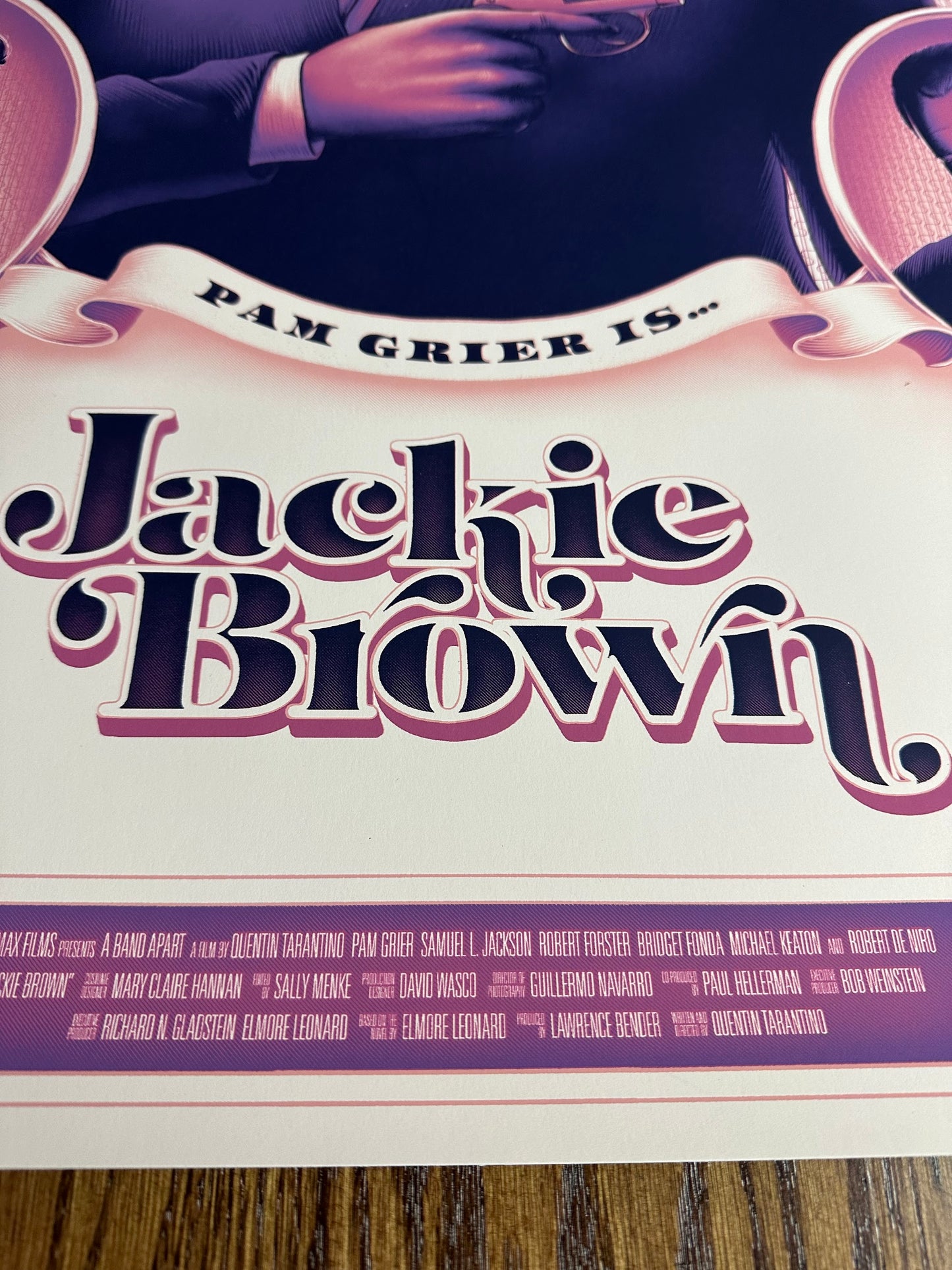 Daniel Castro Maia - Jackie Brown 24x36 movie poster - detail image 6