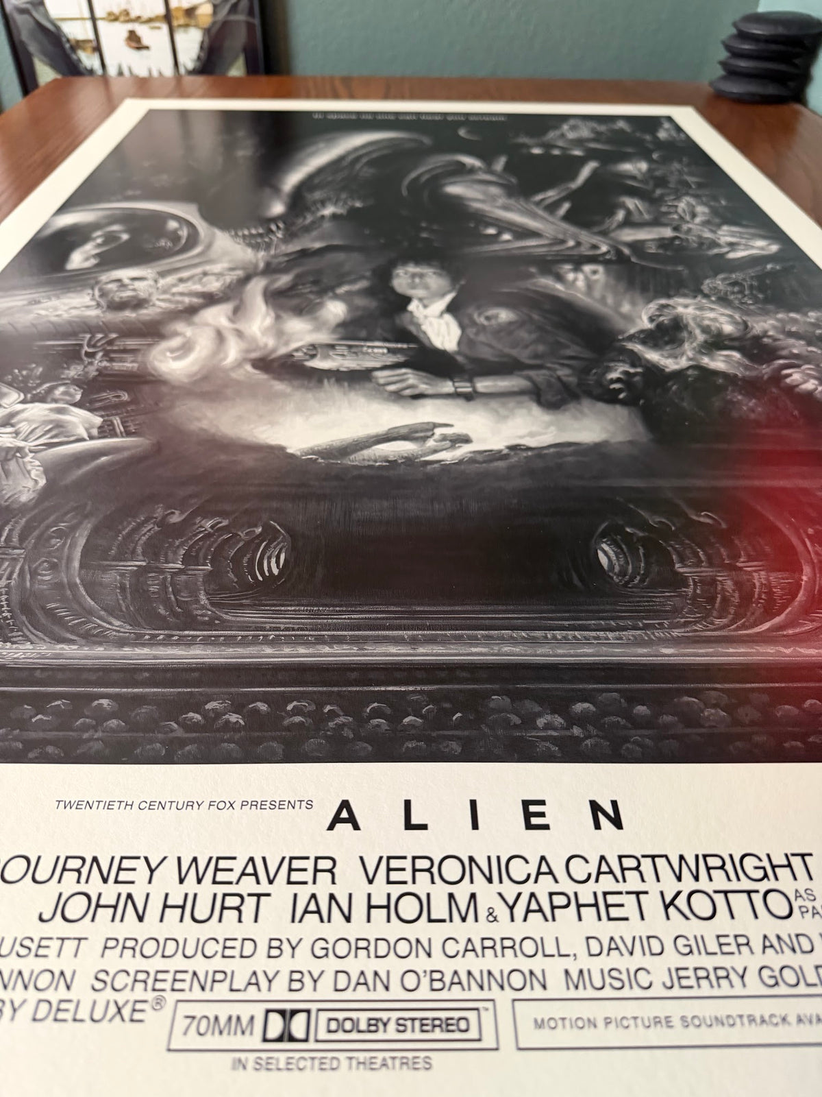 Kwow - Alien B&W Monochrome Variant - 24x36 - Limited Edition Poster