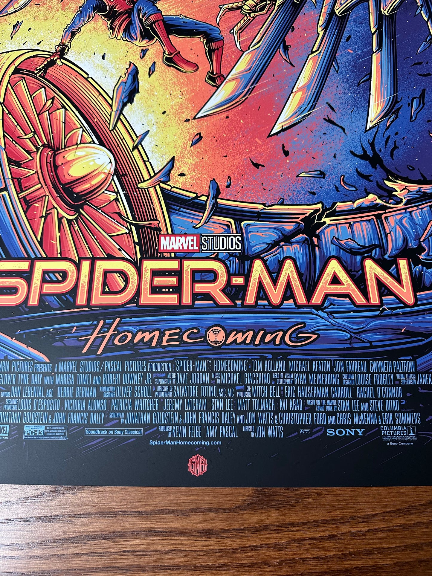 Dan Mumford - Spider-Man Homecoming 18x24 movie poster - detail image 4