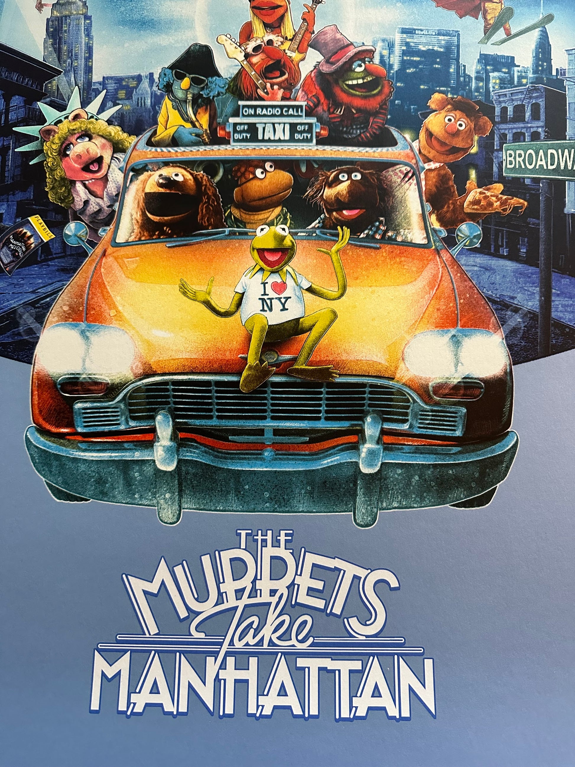 Kevin Wilson - Muppets take Manhattan 24x36 movie poster - detail image 4
