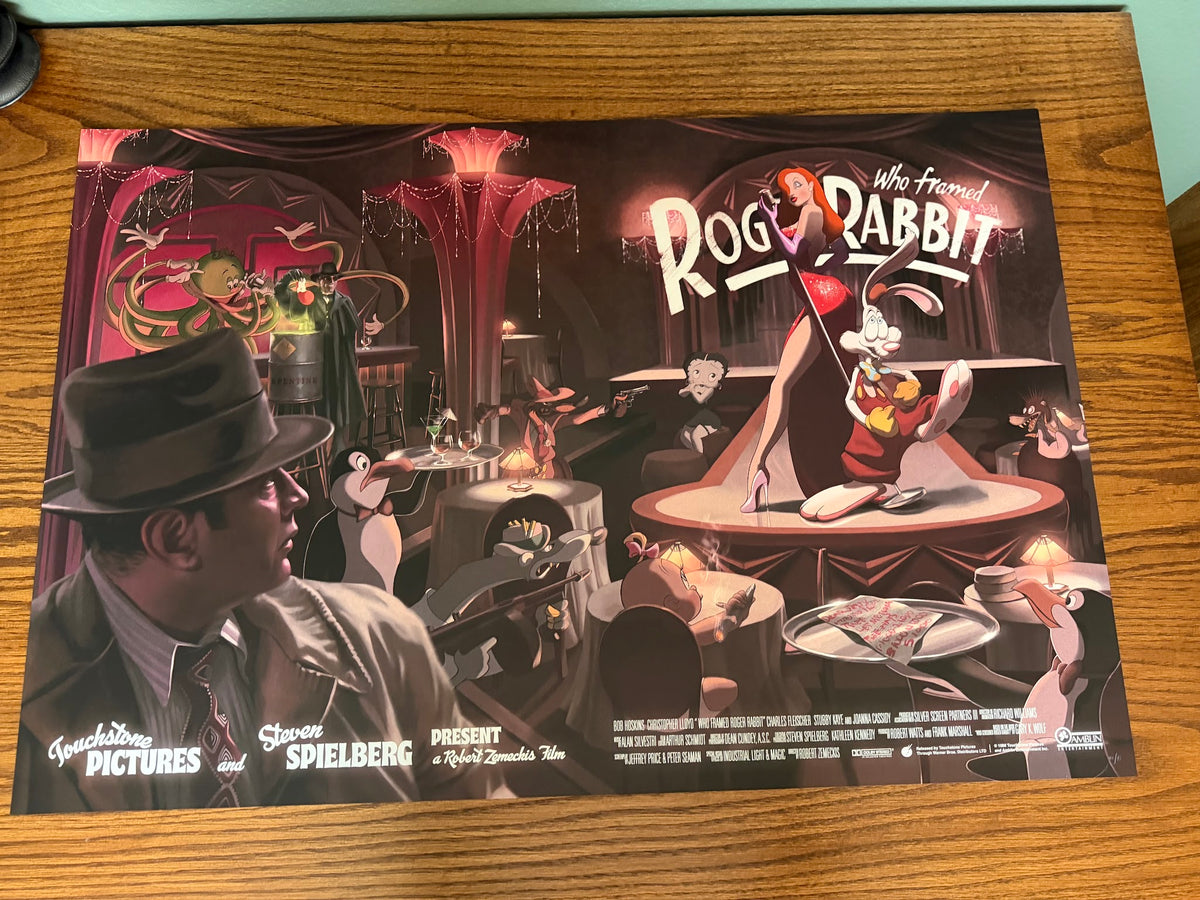 Ann Bembi - Who Framed Roger Rabbit - 36x24 - Limited Edition Poster
