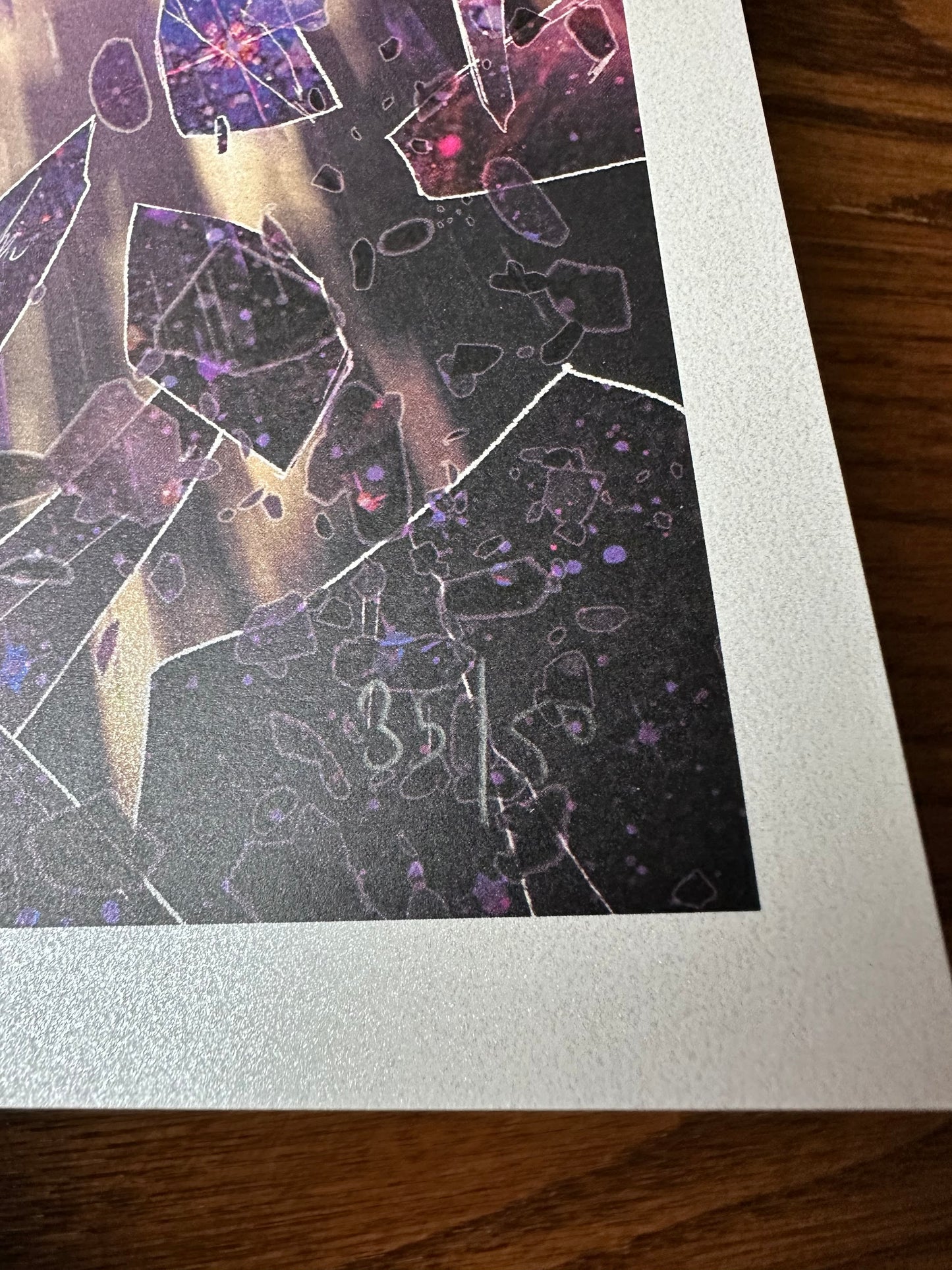 Jamal Campbell - Power Ranger Pearlescent Edition 12x16 art print - detail image 3