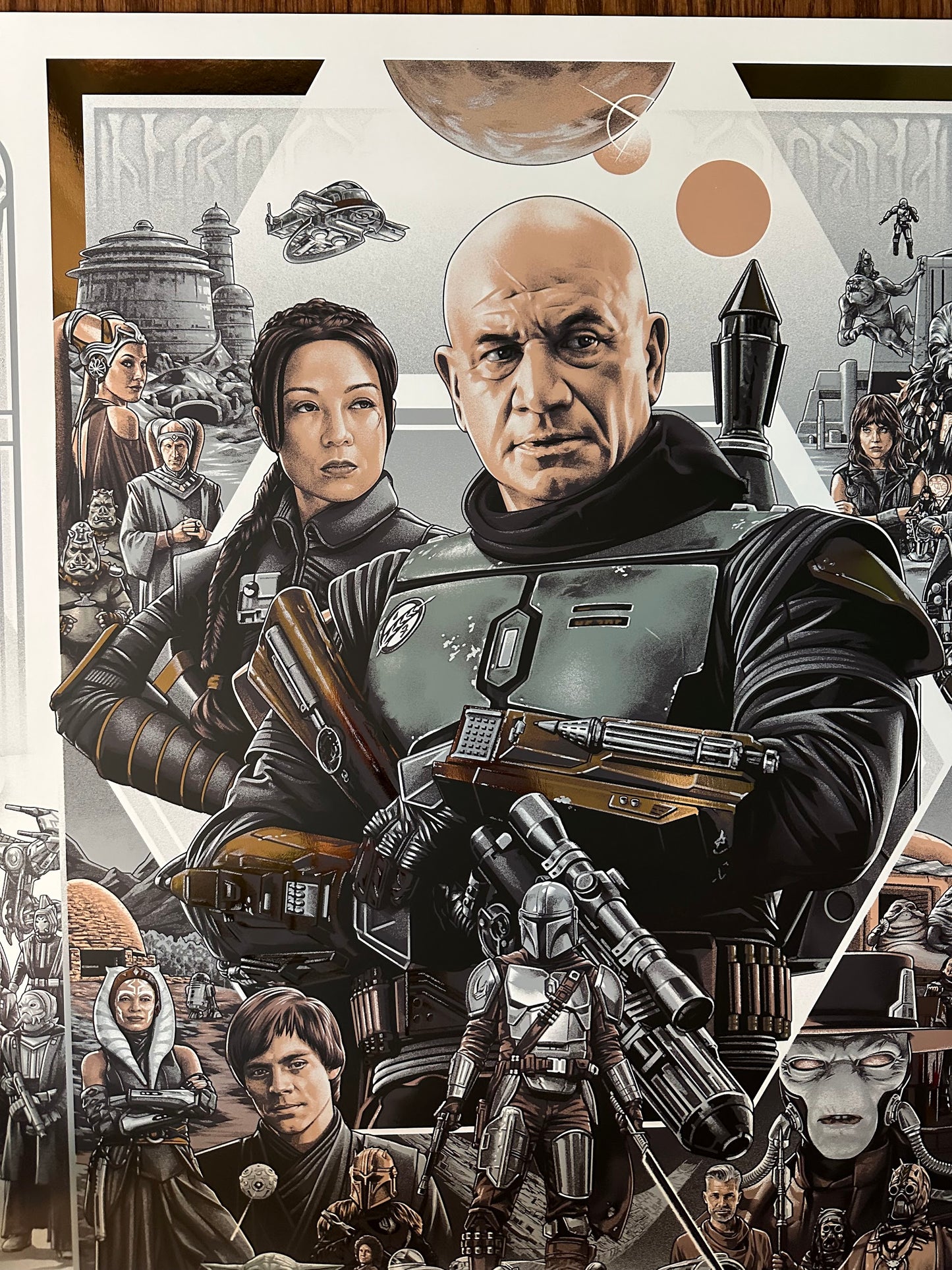 Amien Juugo - The Book of Boba Fett Variant 24x36 movie poster - detail image 2
